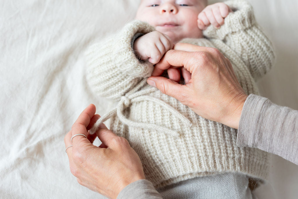 Baby Alpaca Wool Wrap Cardigan