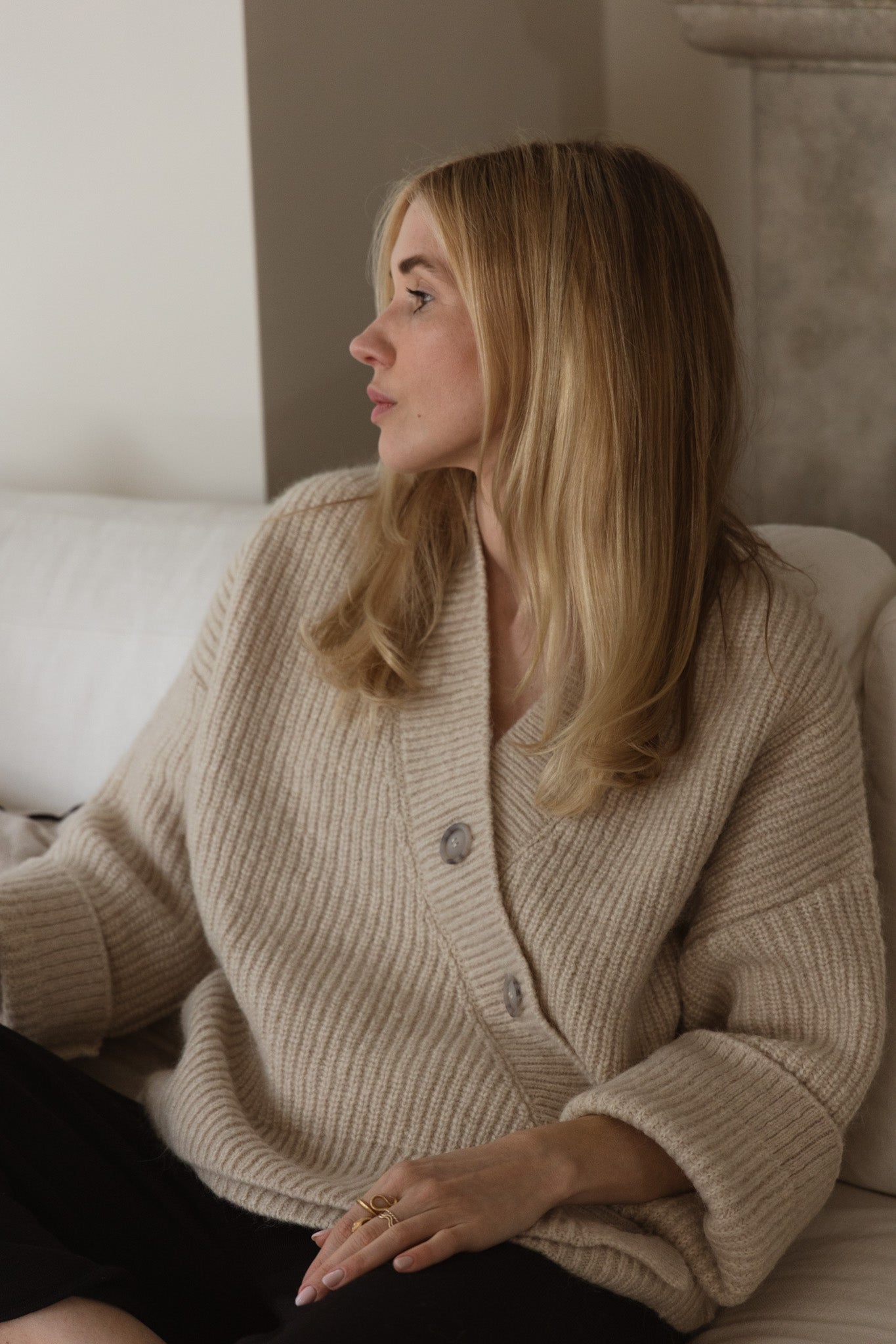asymetrischer Cardigan