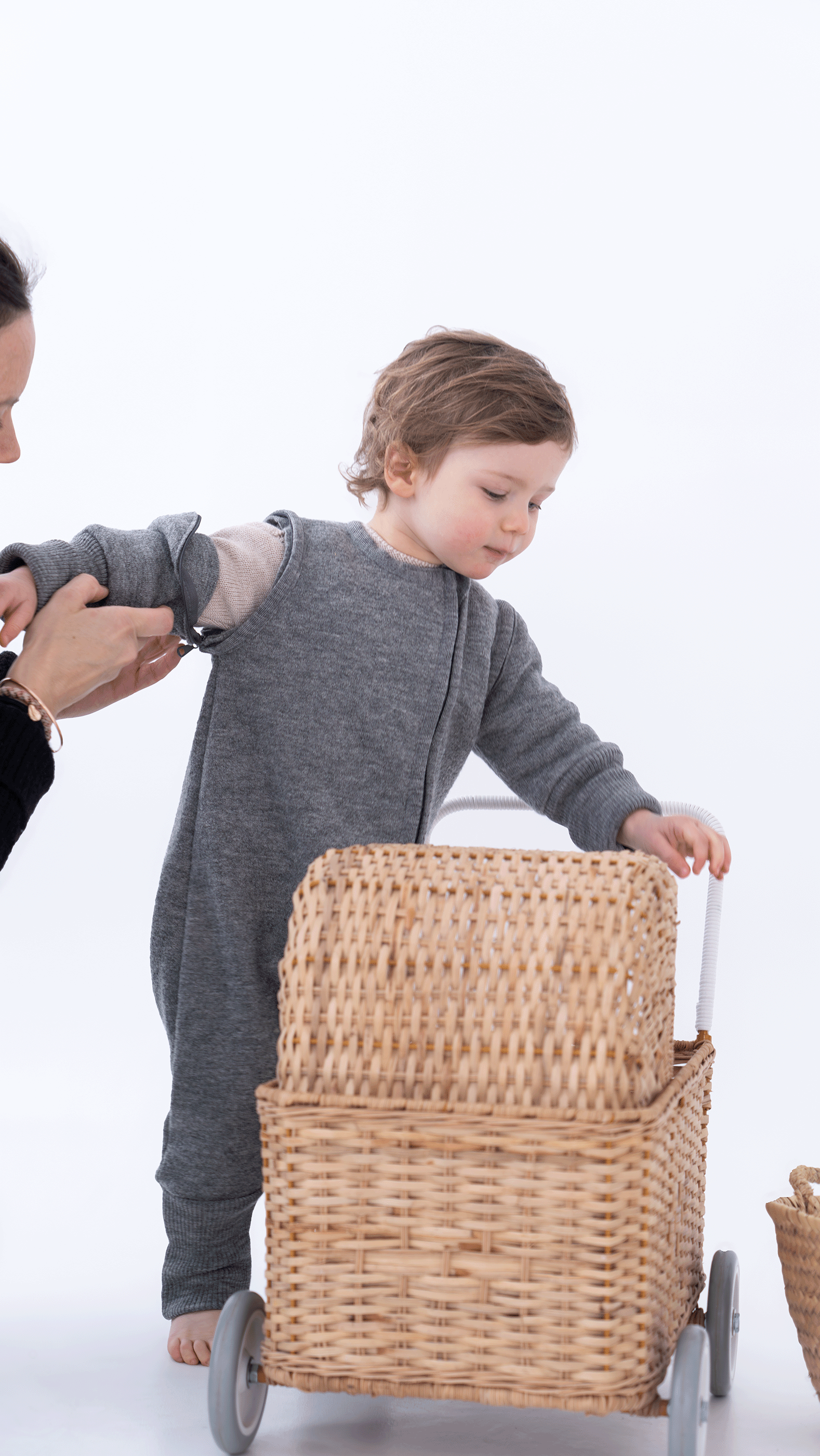 B Ware: Schlafsack aus feinem Wollwalk mit Beinen | Baby & Kinder (Sale)