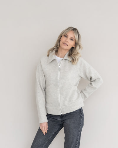 Bomberjacke aus feinem Walk