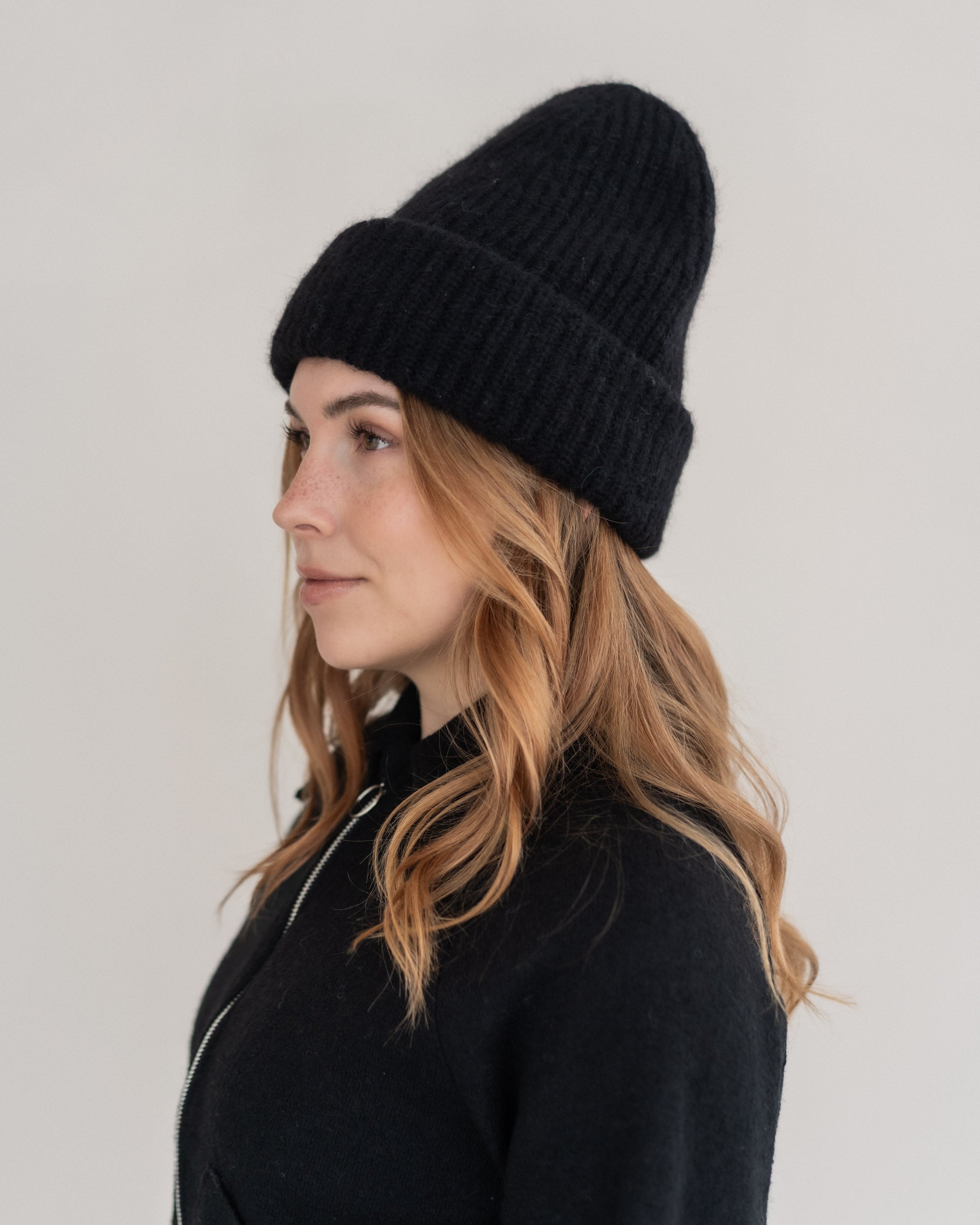 Beanie aus Alpaka