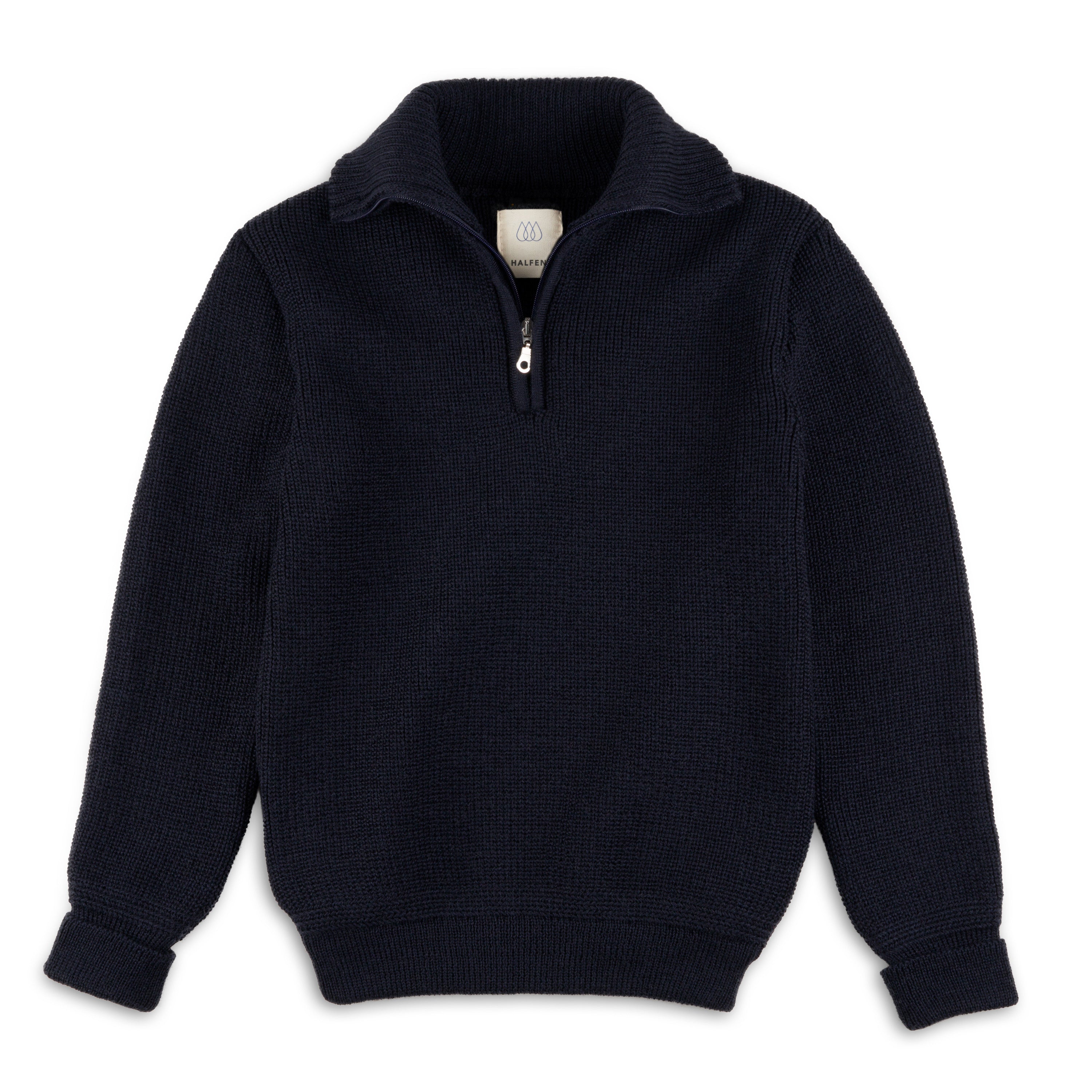 Unisex Struktur-Strick-Troyer aus Merinowolle