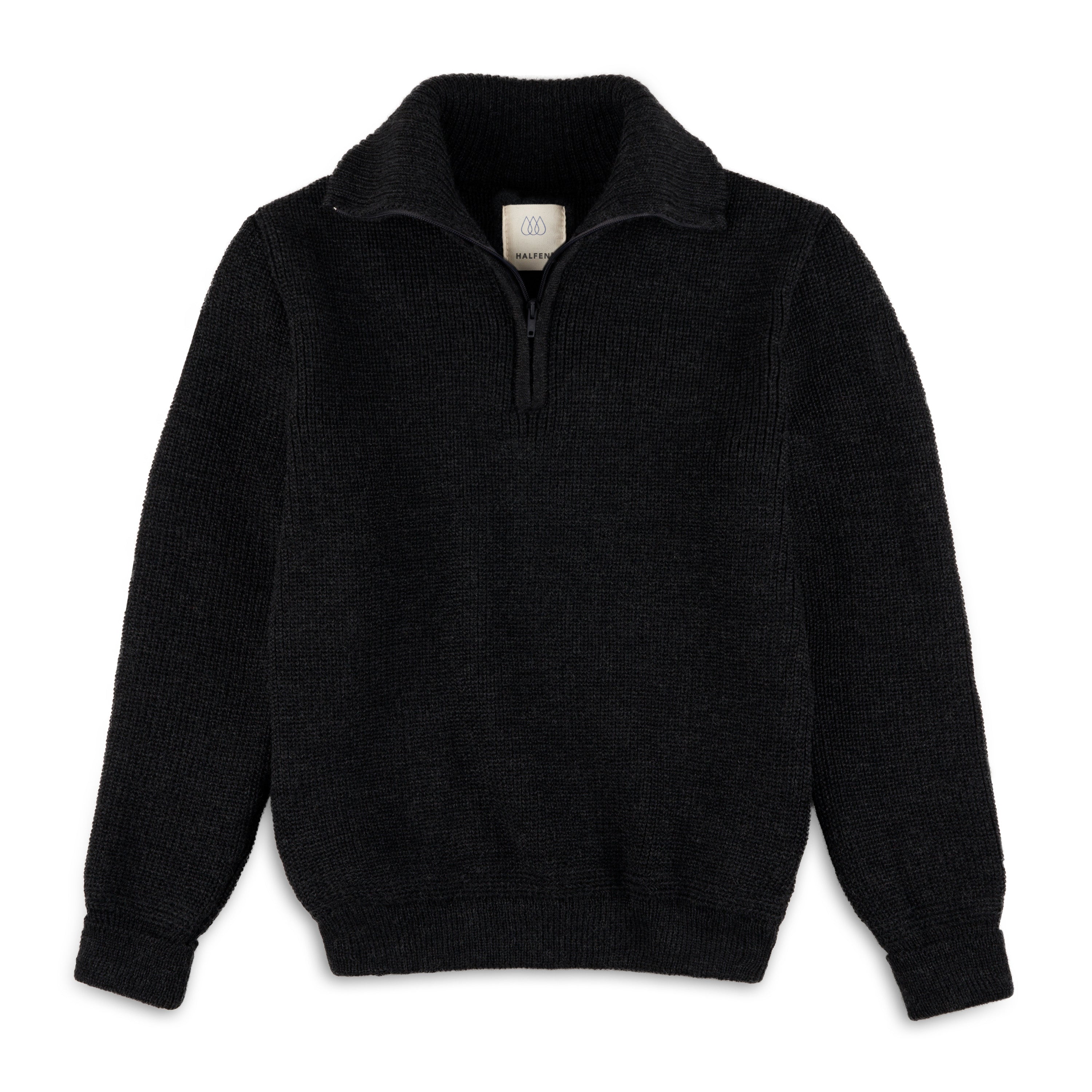 Unisex Struktur-Strick-Troyer aus Merinowolle