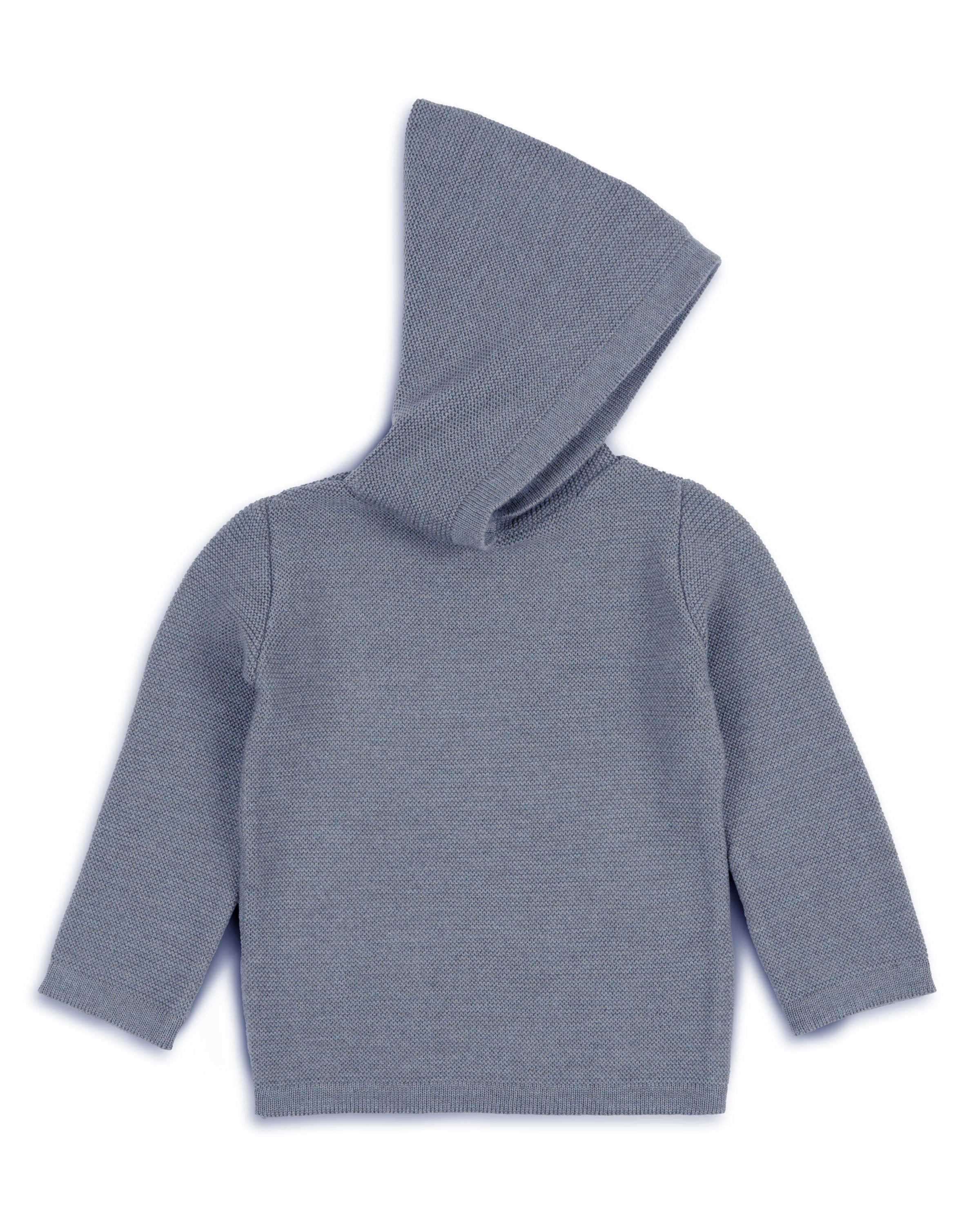 Struktur Strick Hoodie