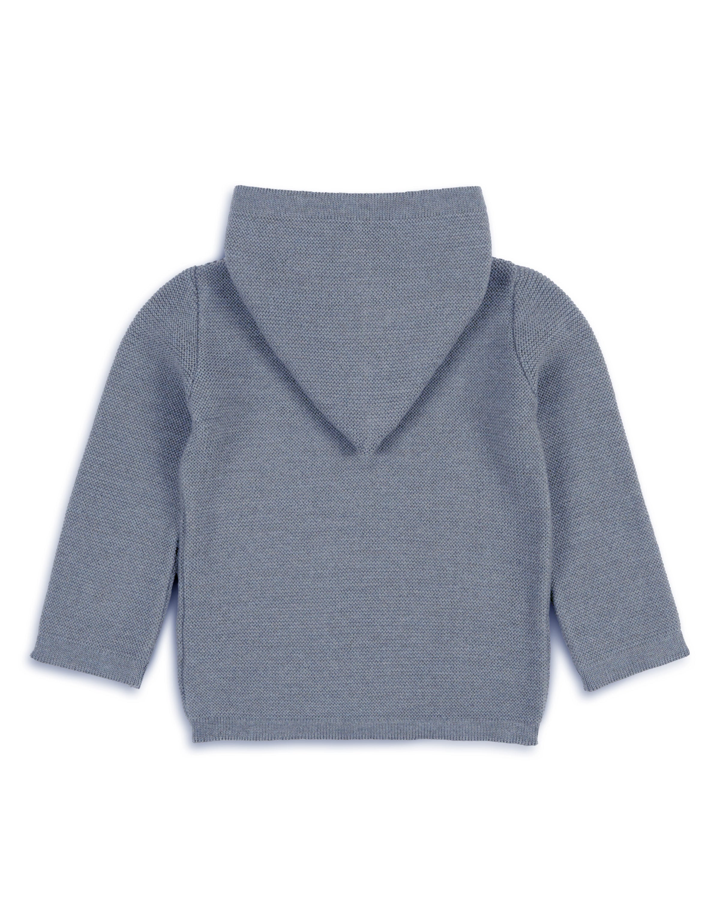 Struktur Strick Hoodie