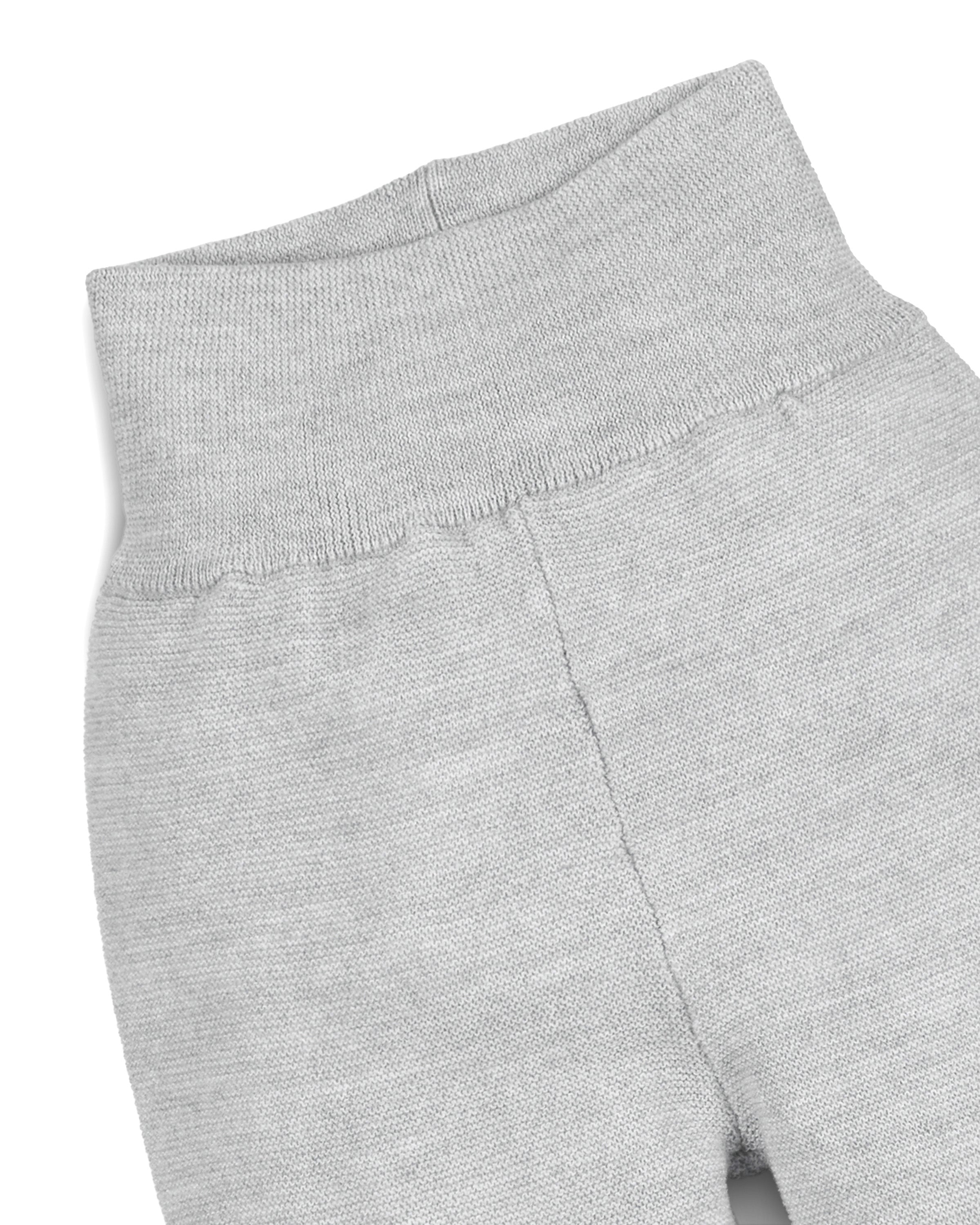 Feinstrick Hose mit hohem Bündchen