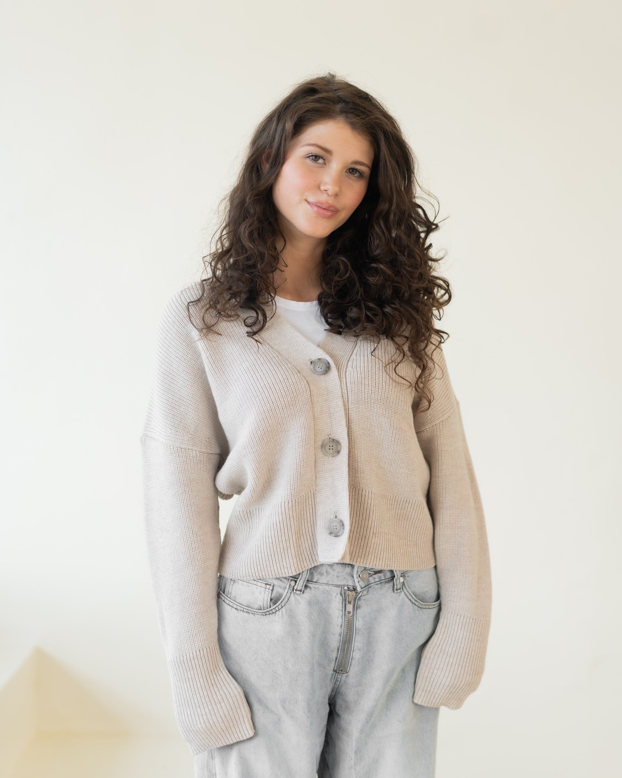 Grobstrick Cardigan aus Merino | Damen
