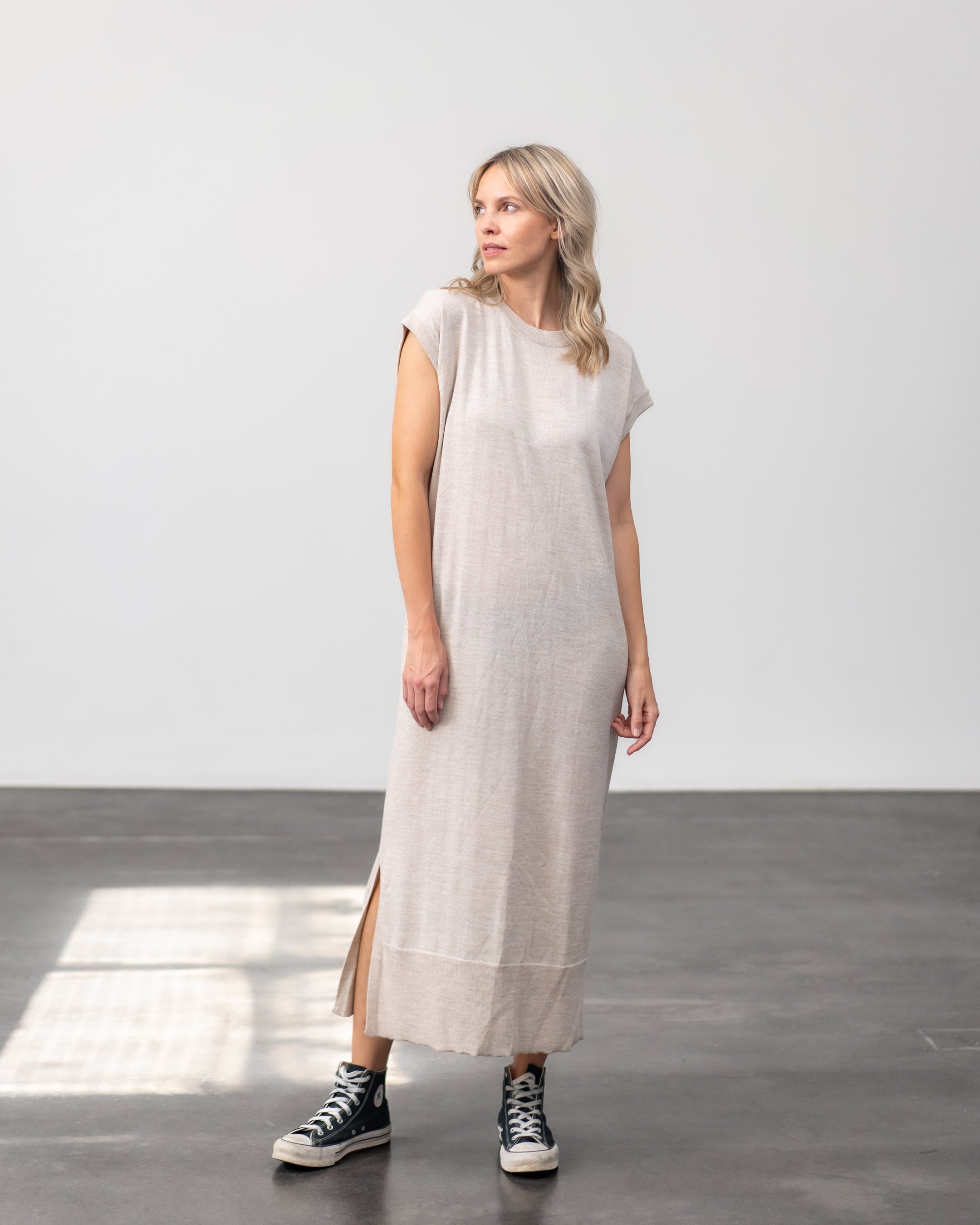 Feinstrick Longdress