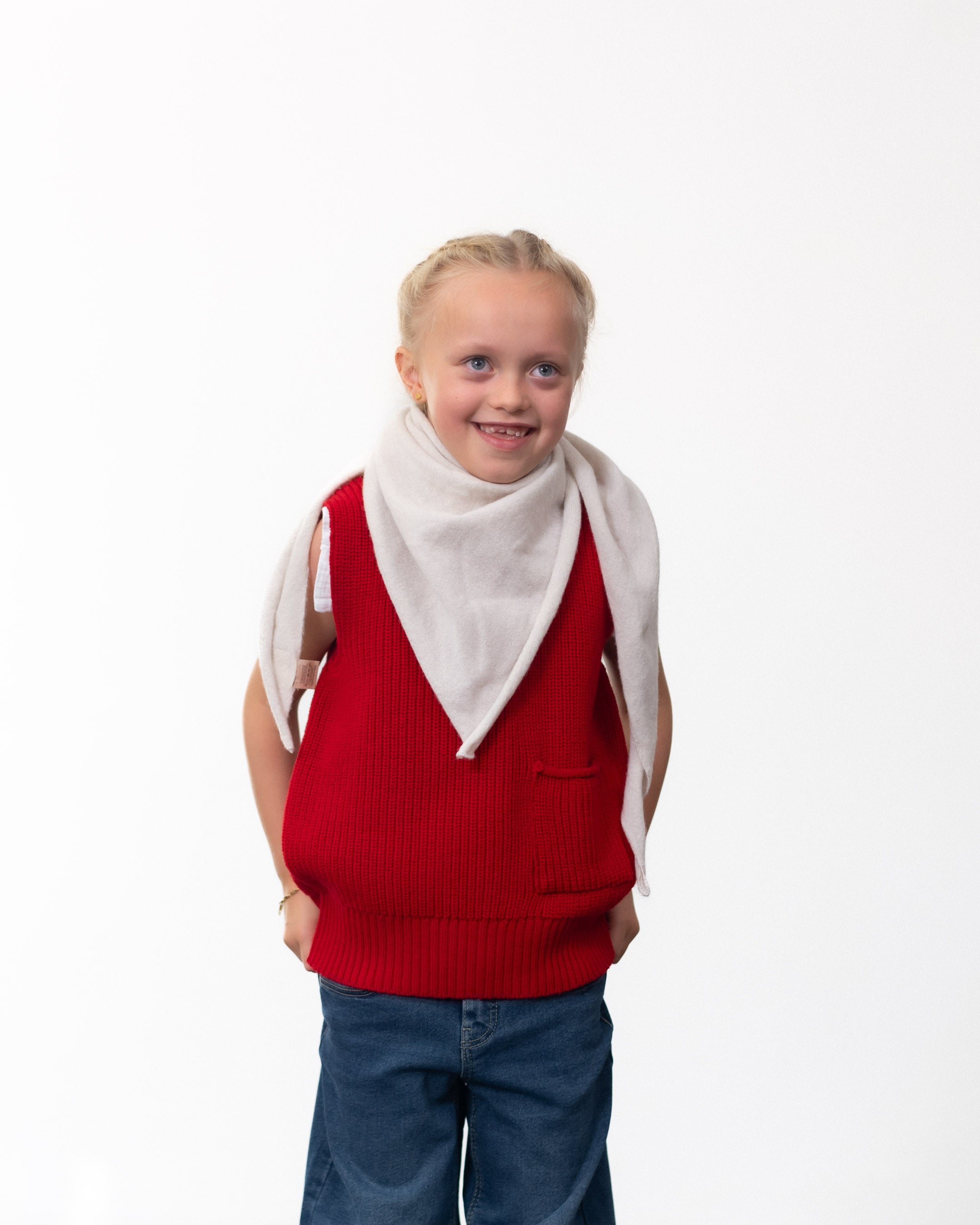 Grobstrick Pullunder