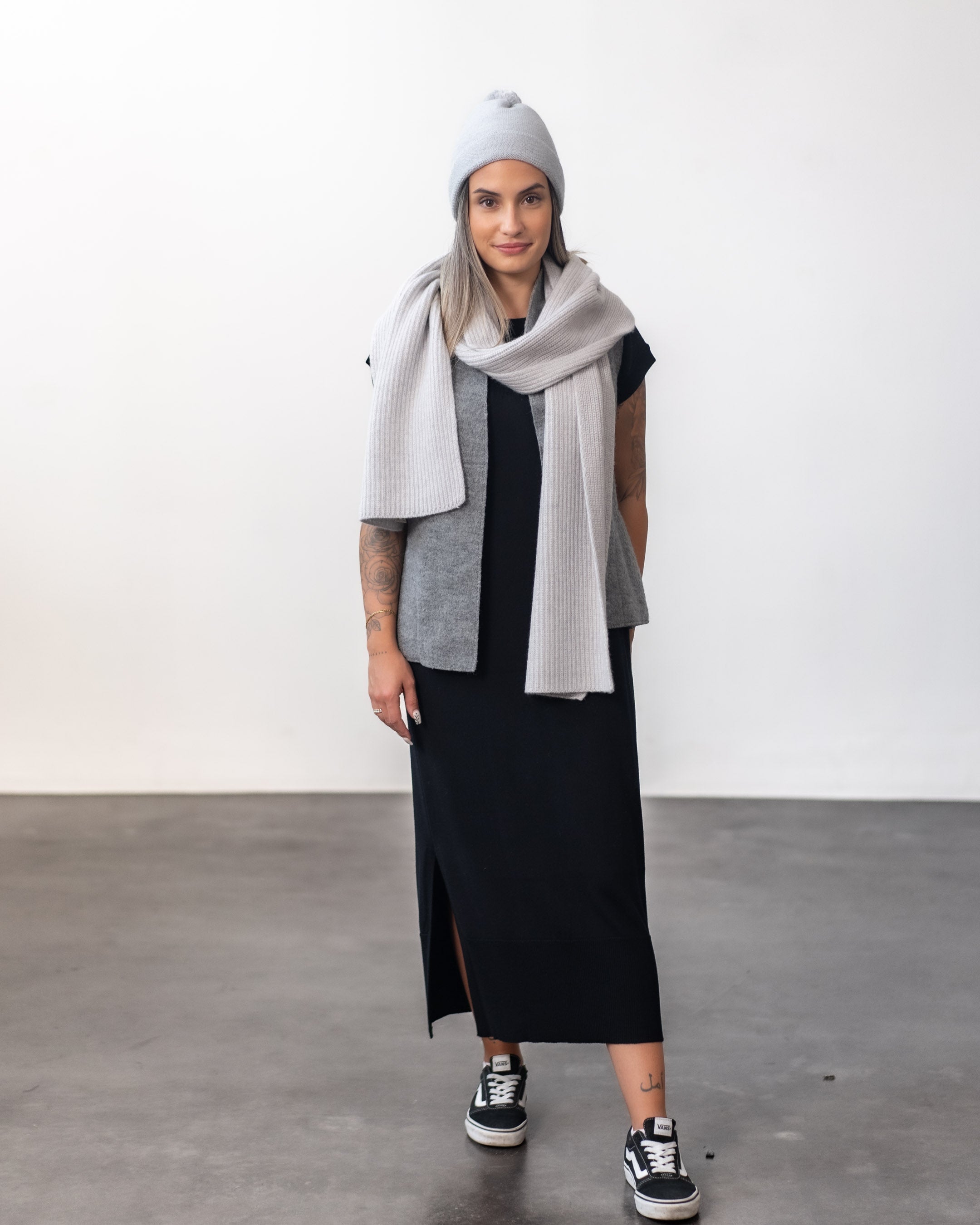 Feinstrick Longdress