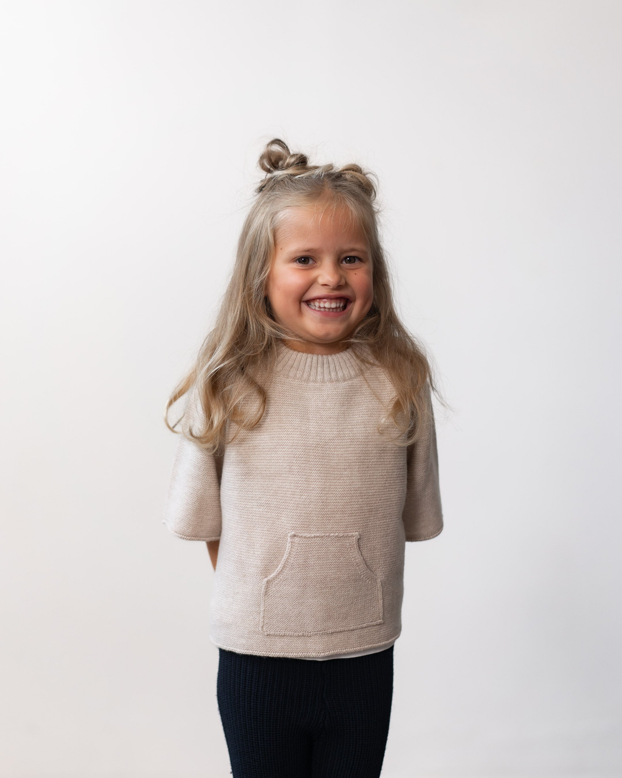 Strukturstrick Poncho