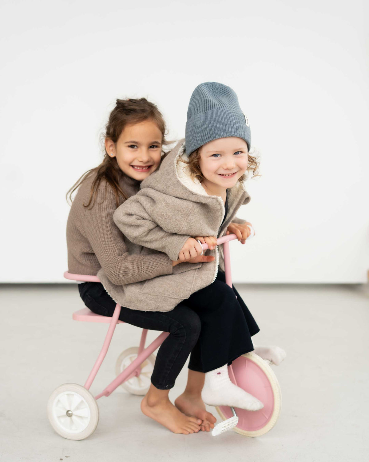 Winterjacke aus Wollwalk mit Teddyfutter | Kinder