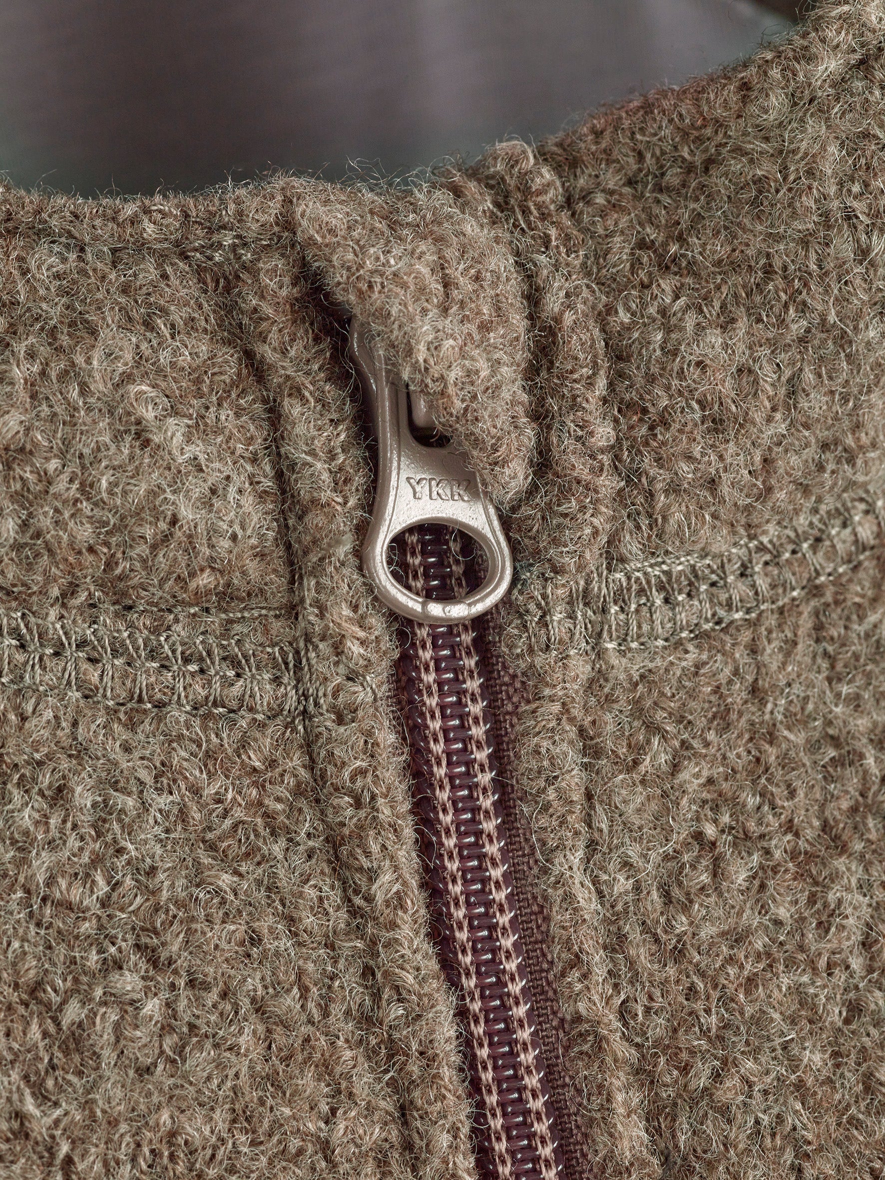 Schlichter Walkmantel mit Kapuze