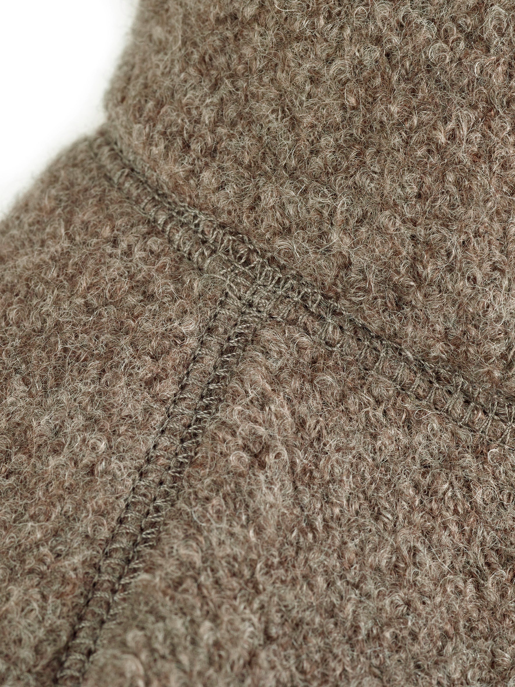 Schlichter Walkmantel mit Kapuze