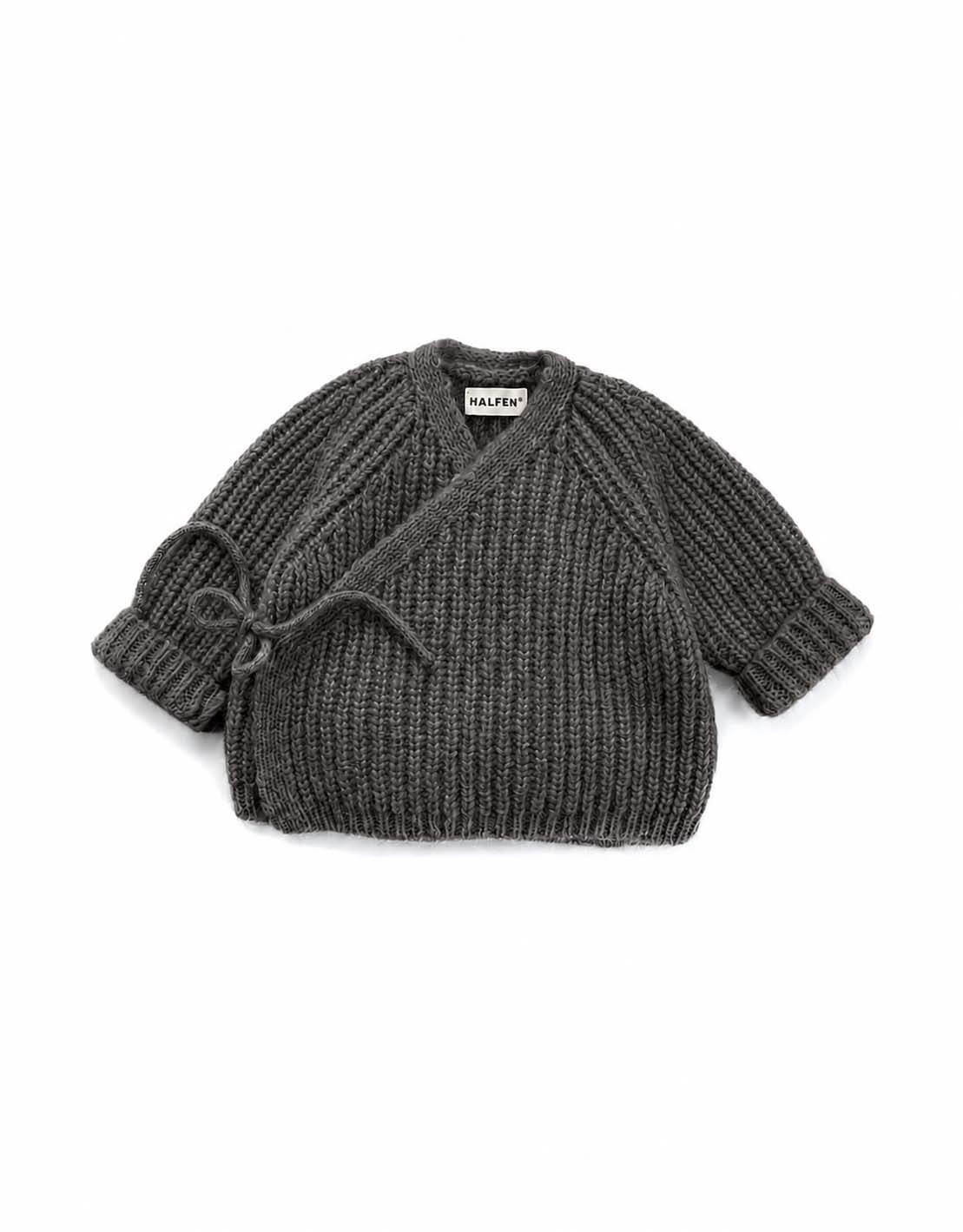 Baby Alpaca Wool Wrap Cardigan