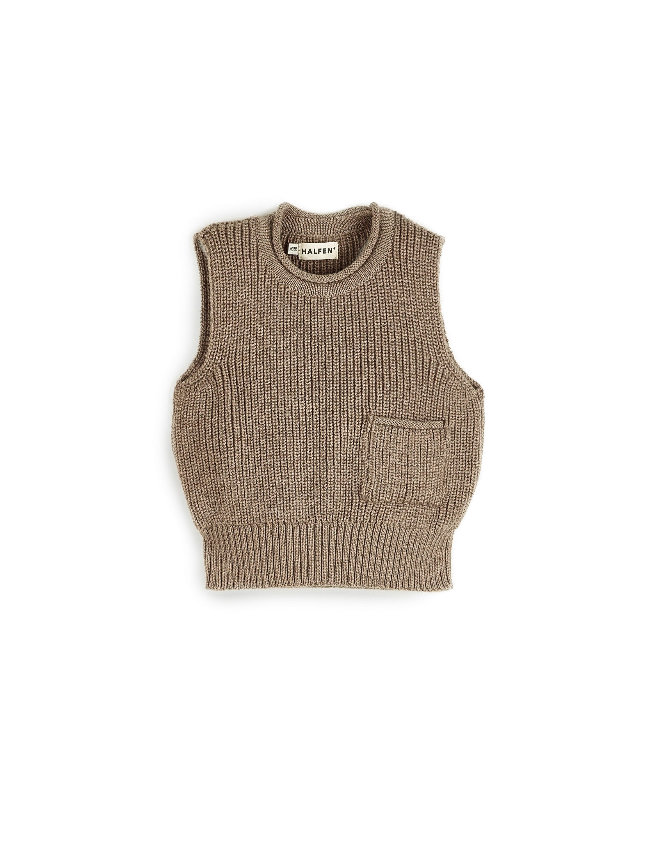 Grobstrick Pullunder aus Merino | Baby & Kinder