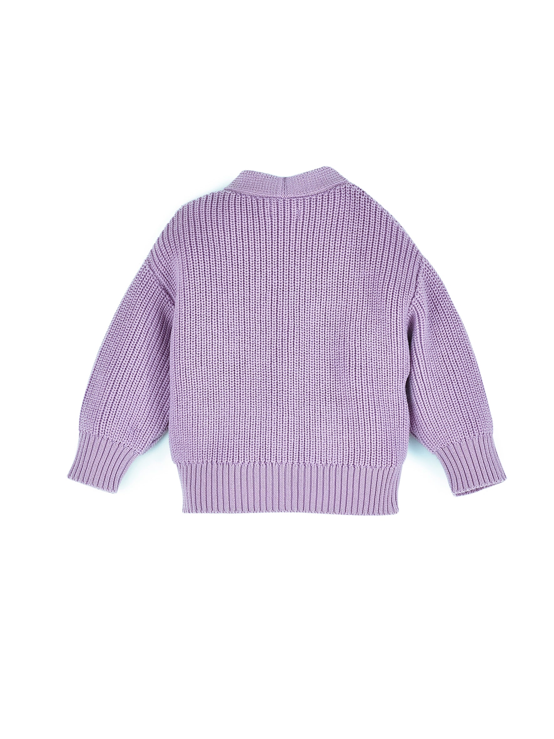 Grobstrick Cardigan mit Tasche