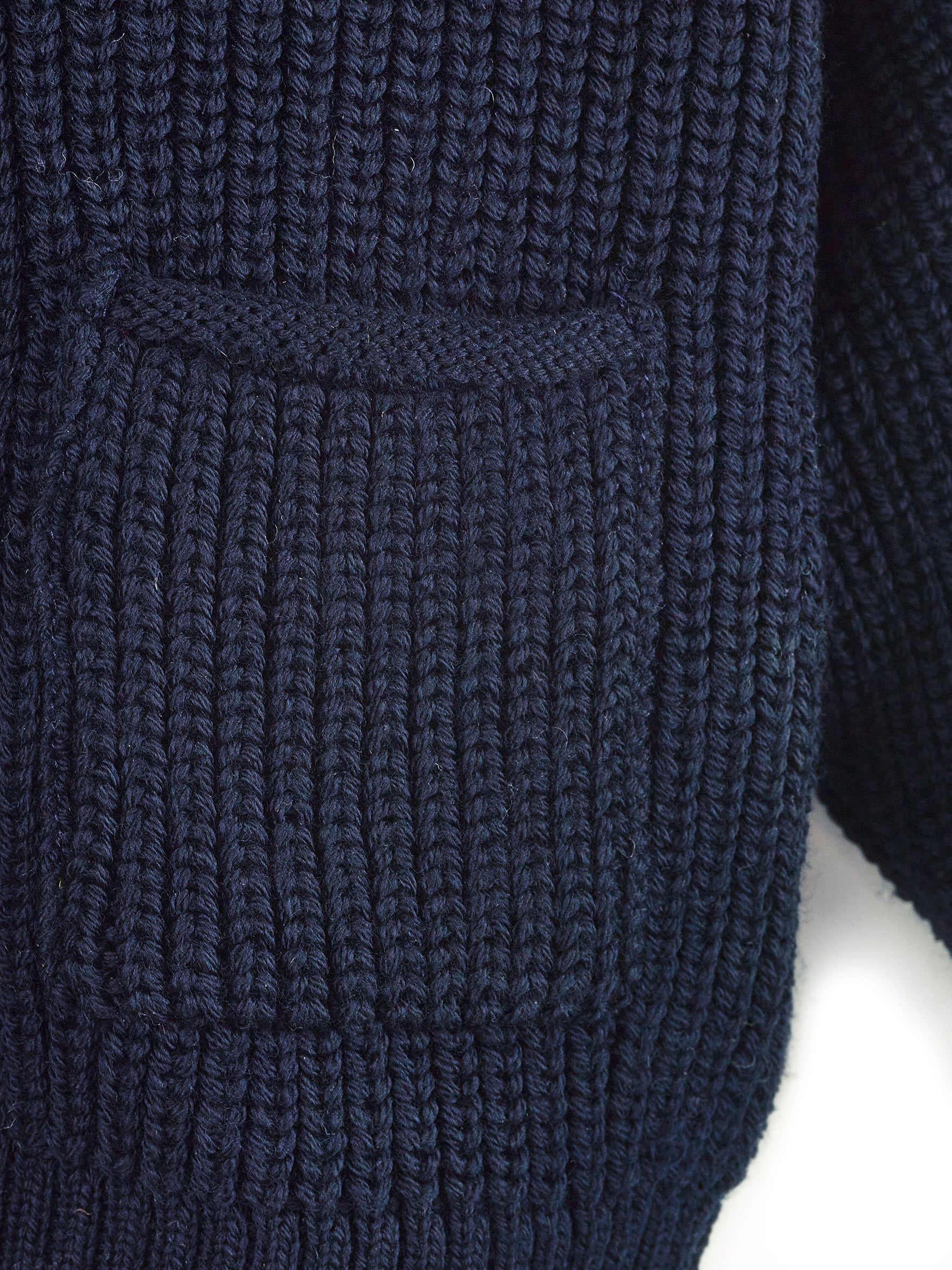 Grobstrick Cardigan mit Tasche