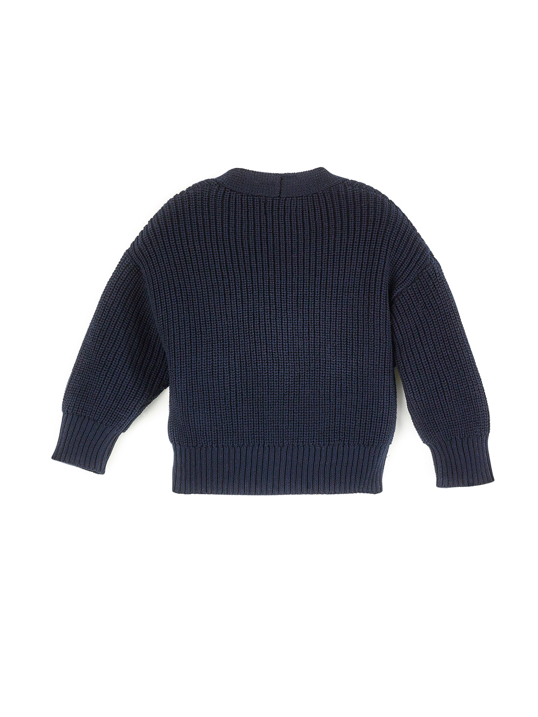 Grobstrick Cardigan mit Tasche