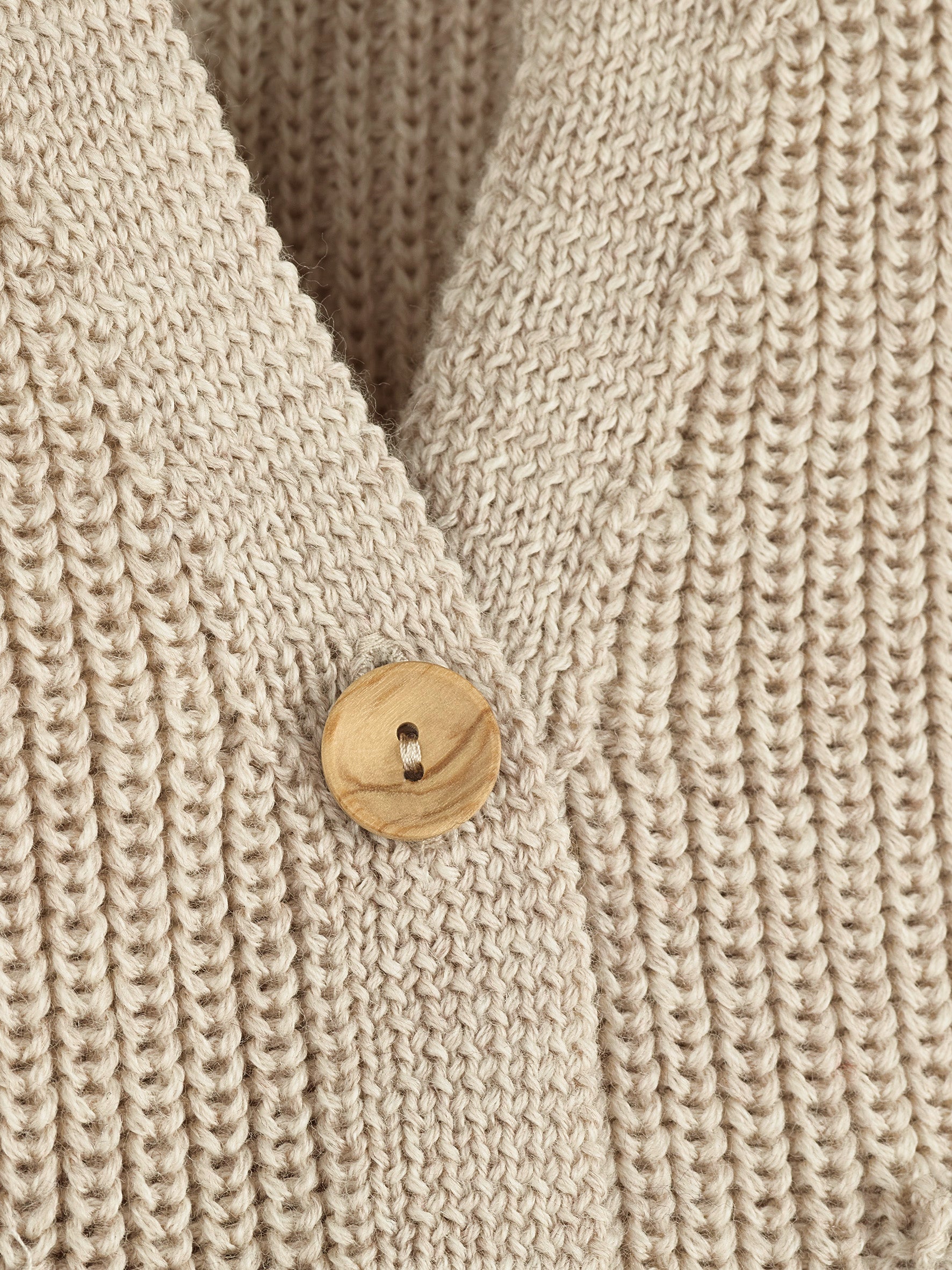 Grobstrick Cardigan mit Tasche