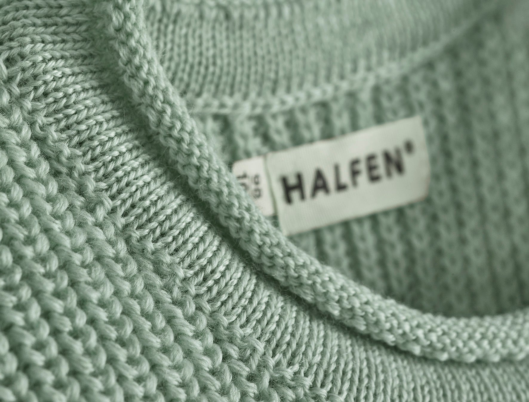Grobstrick Sweater mit Tasche