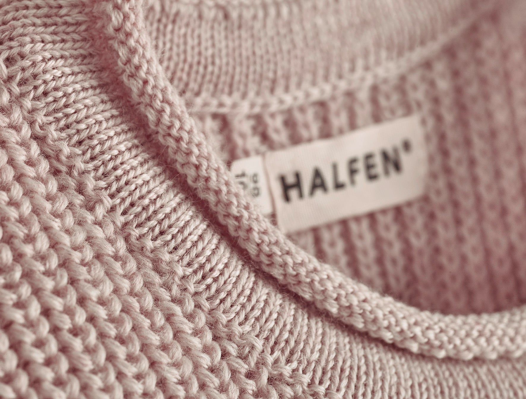 Grobstrick Sweater mit Tasche