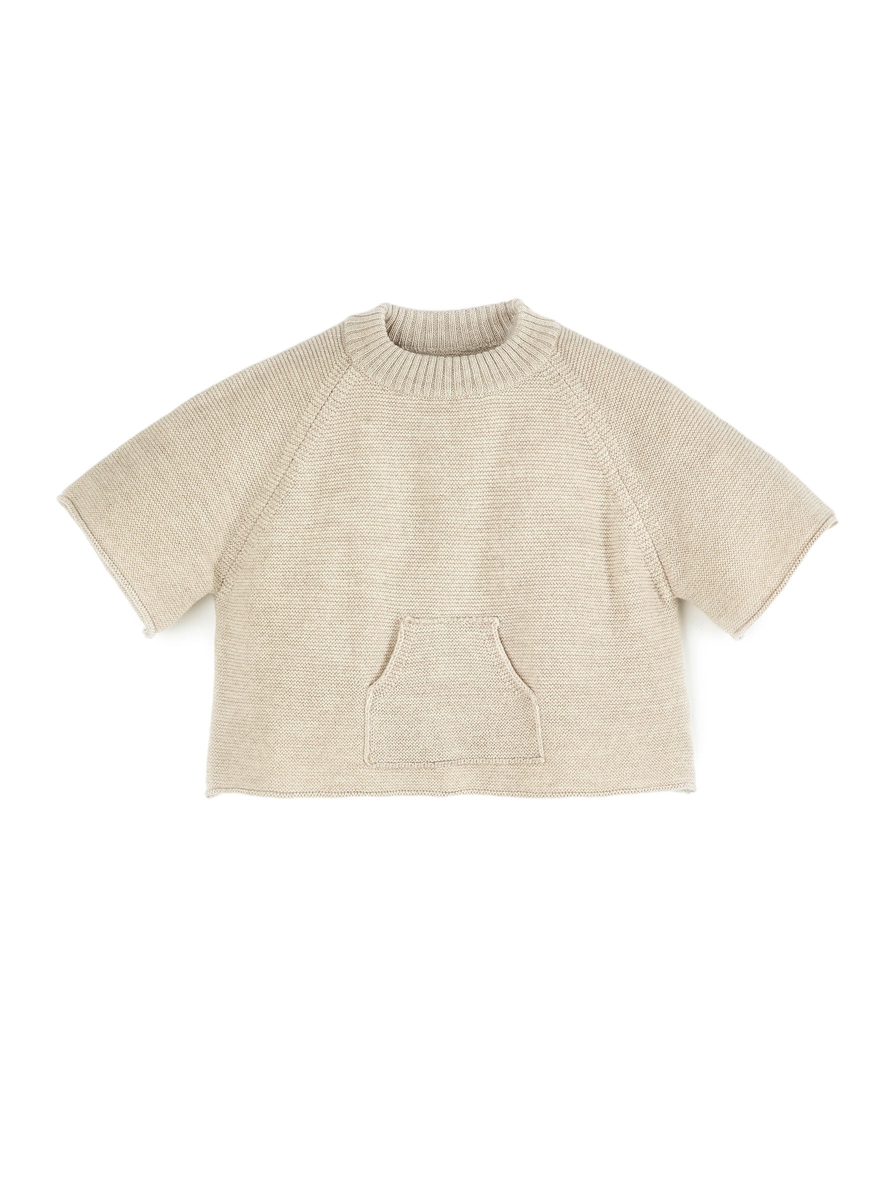 Strukturstrick Poncho