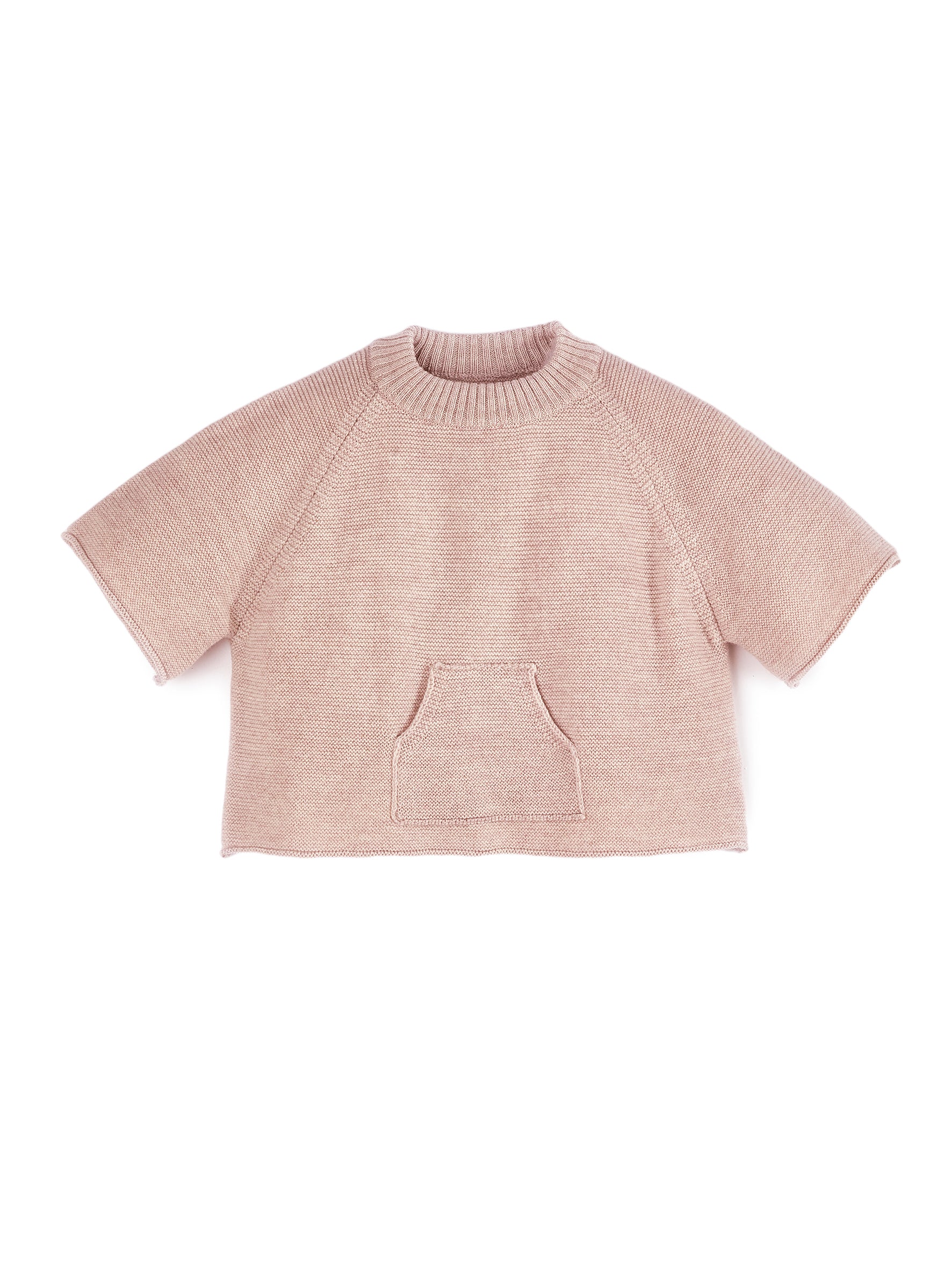 Strukturstrick Poncho