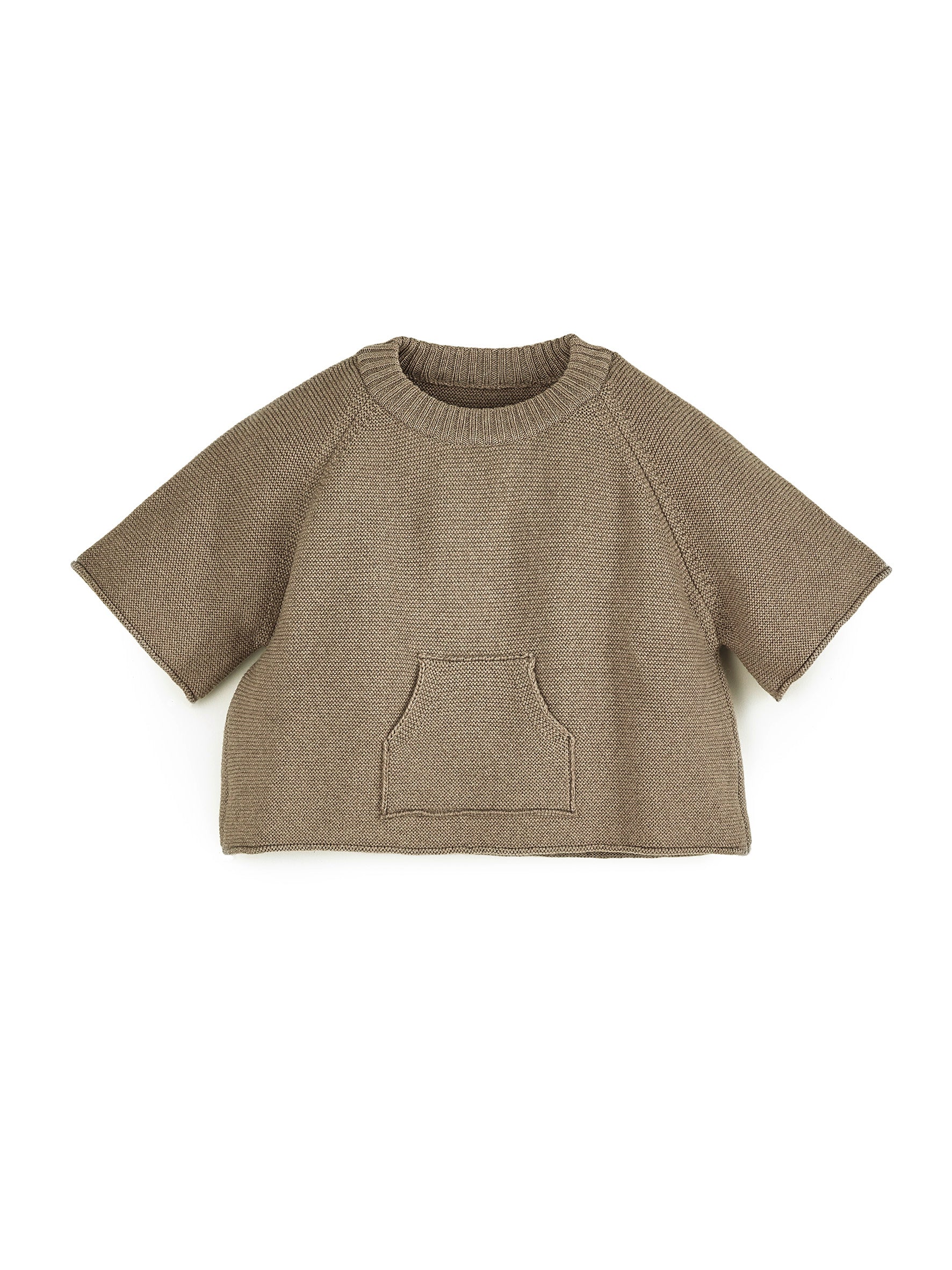 Strukturstrick Poncho