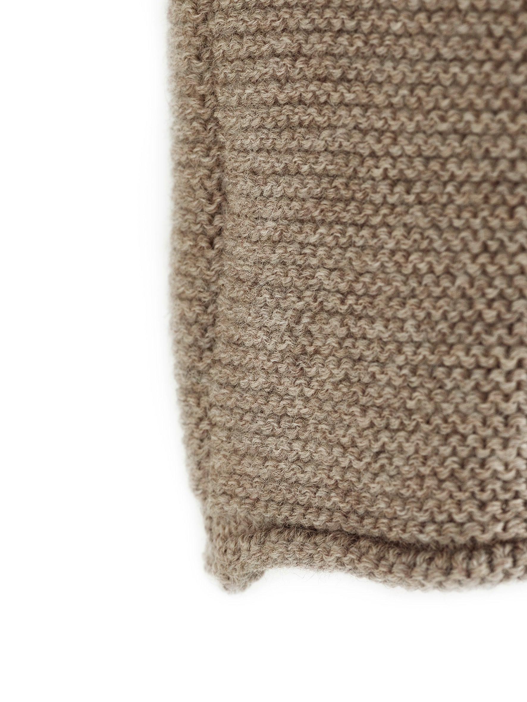 Strukturstrick Poncho