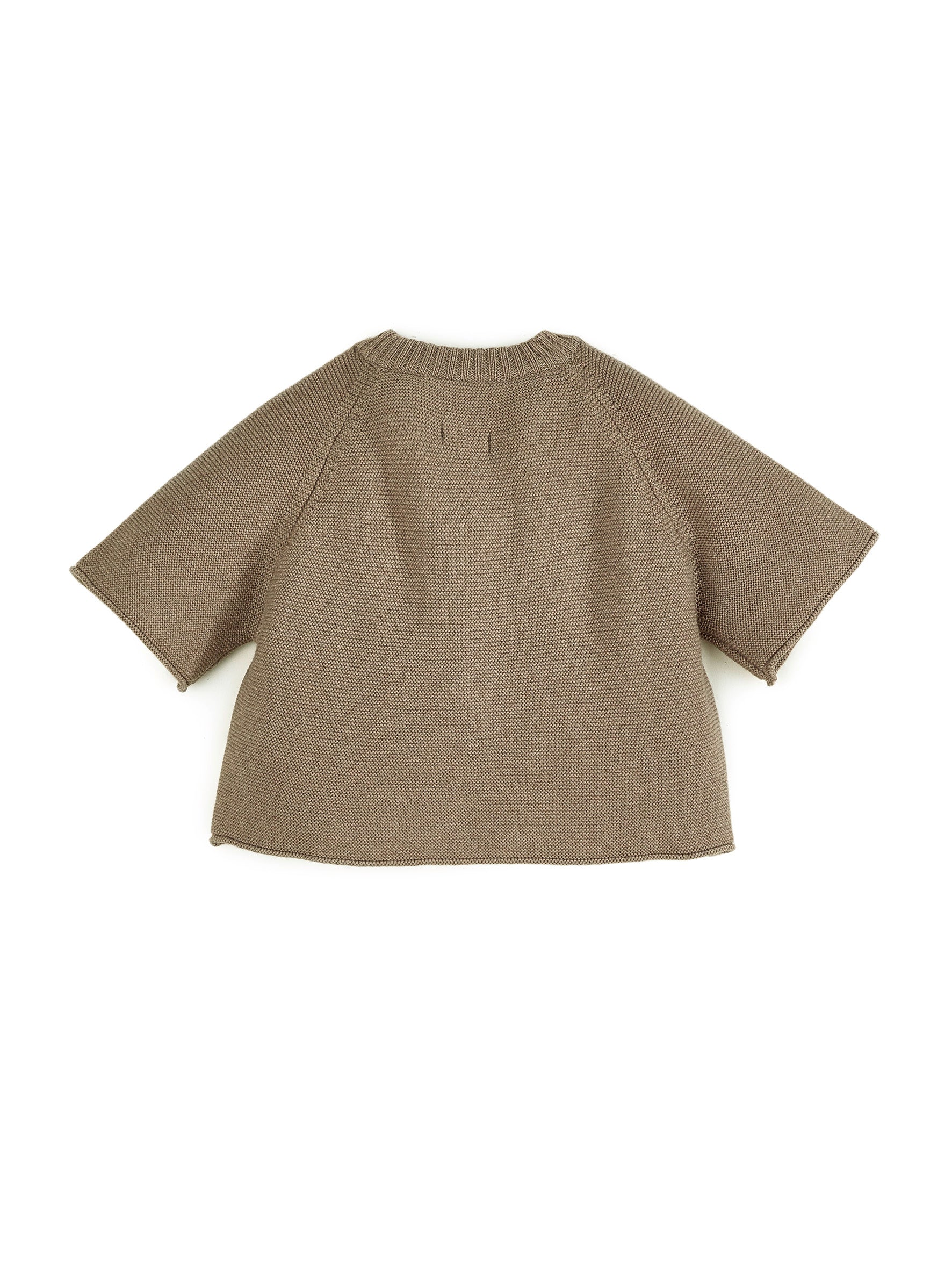 Strukturstrick Poncho