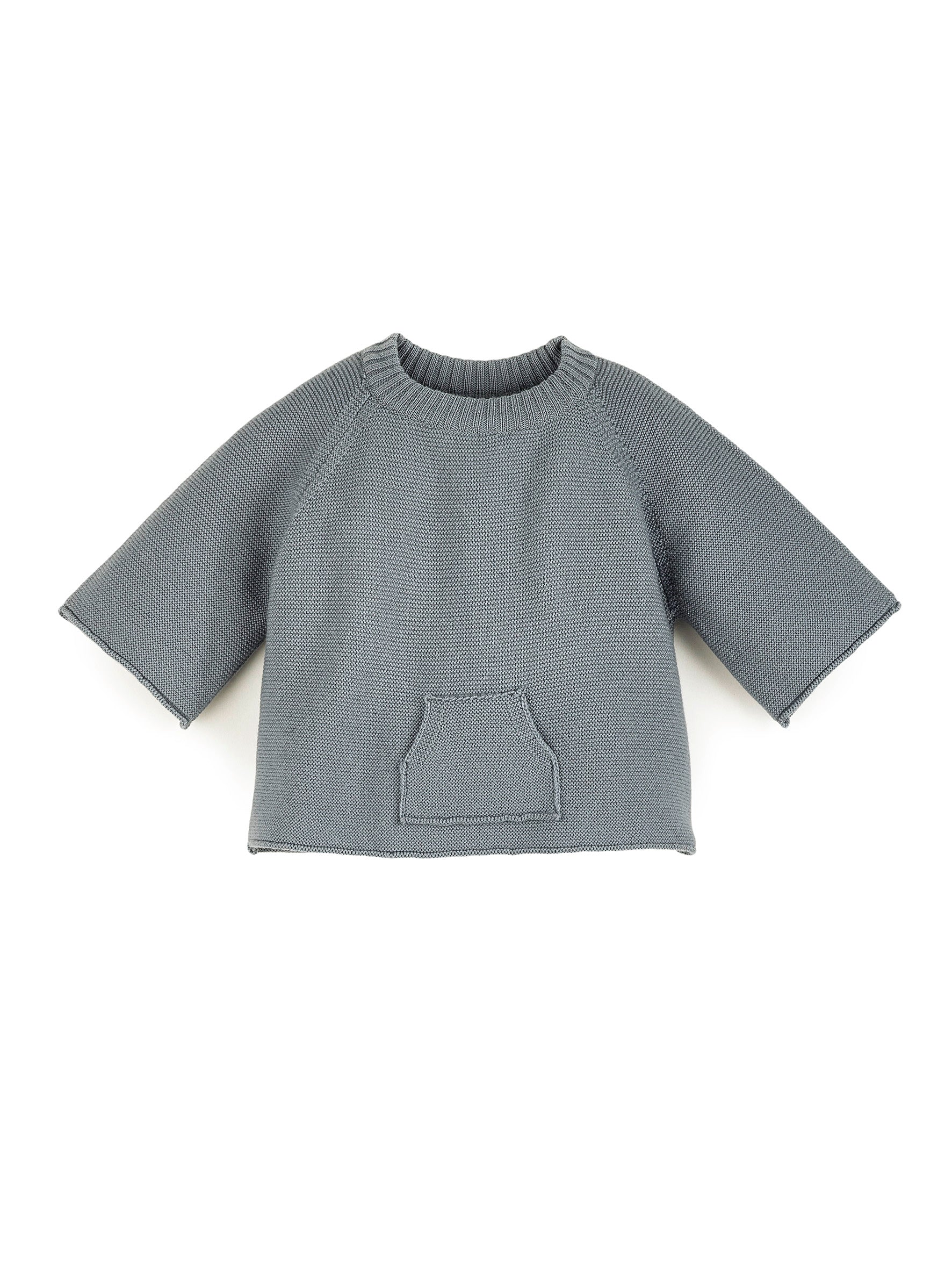 Strukturstrick Poncho