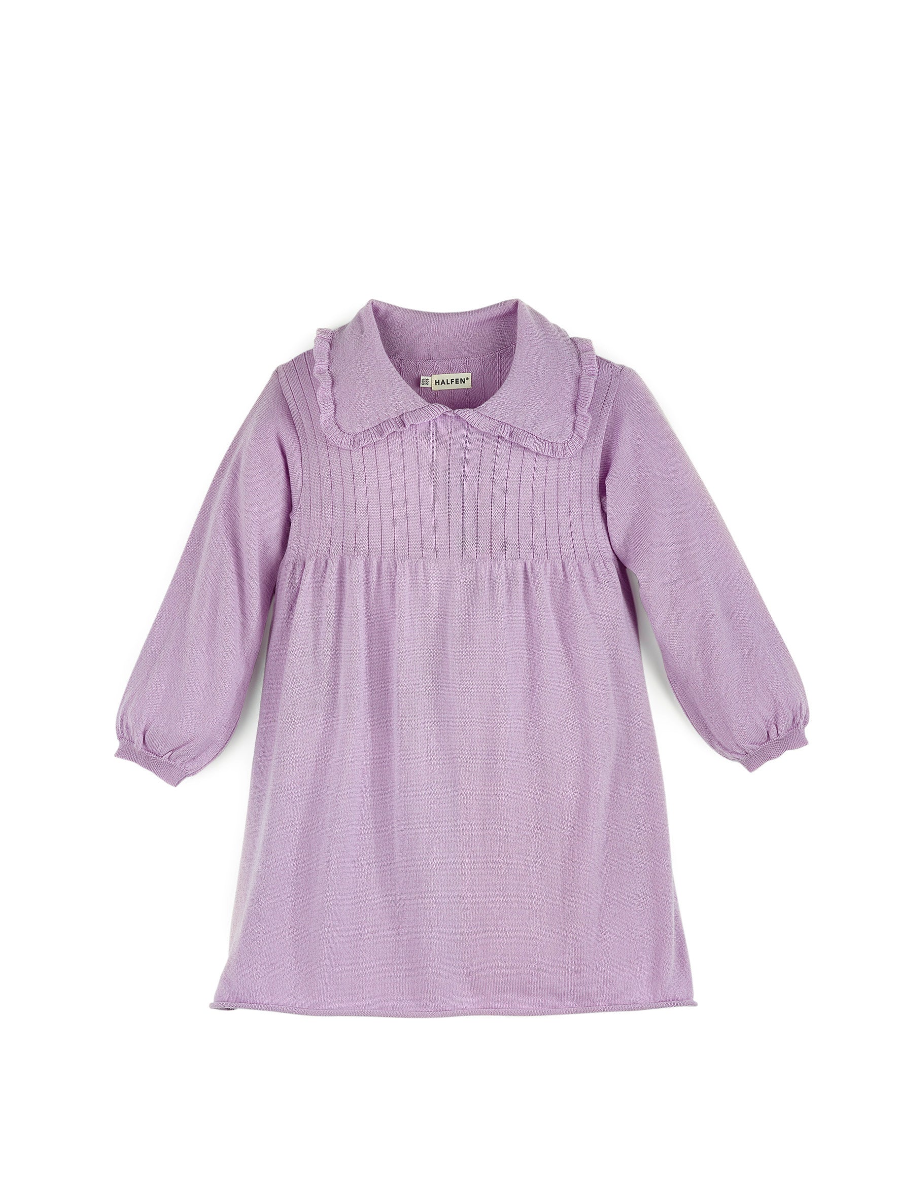 Strickkleid mit Kragen