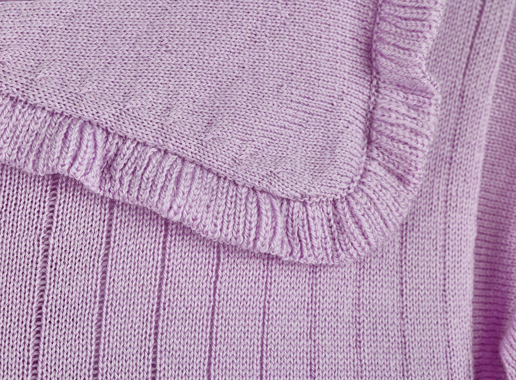 Strickkleid mit Kragen