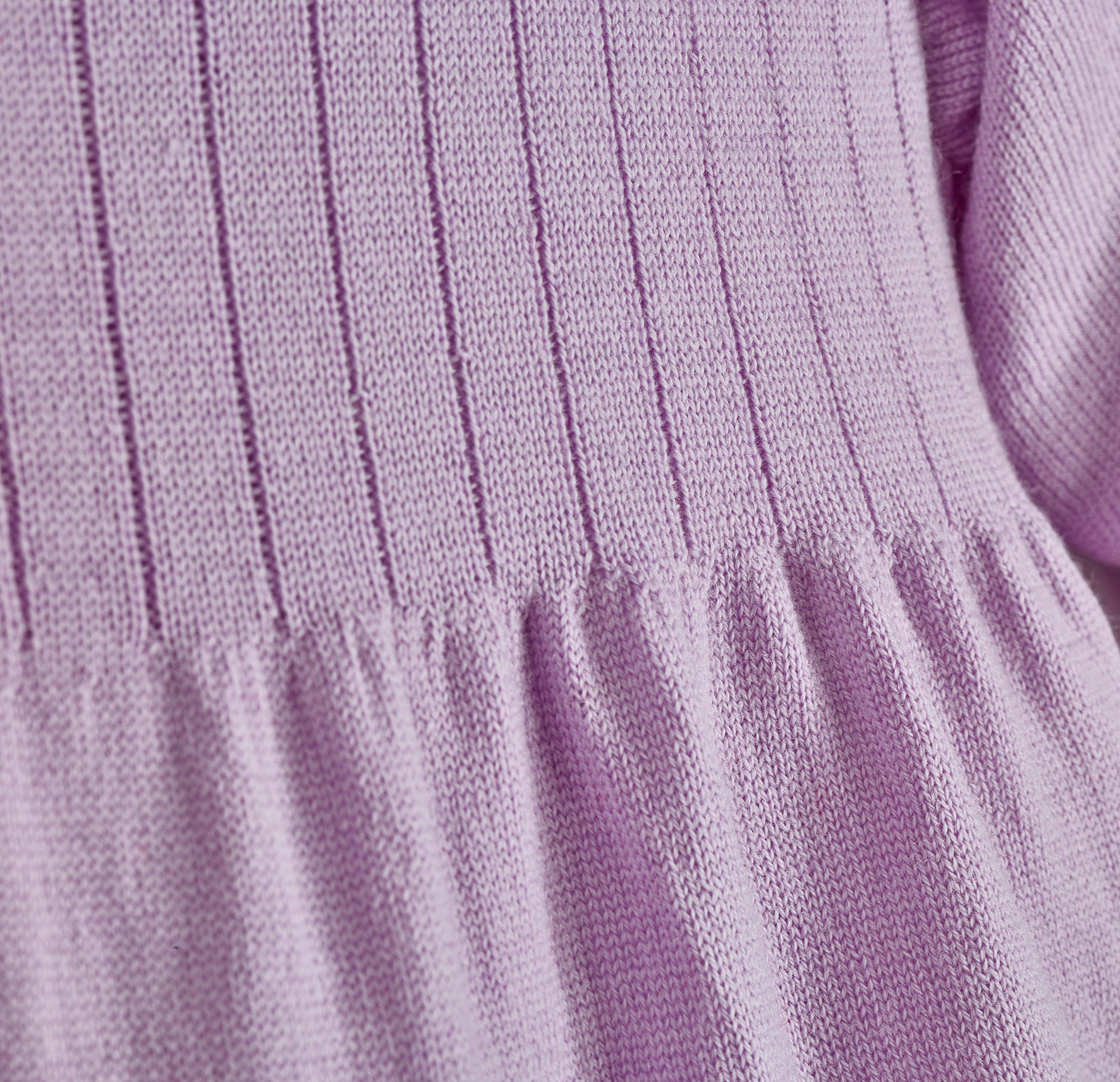 Strickkleid mit Kragen