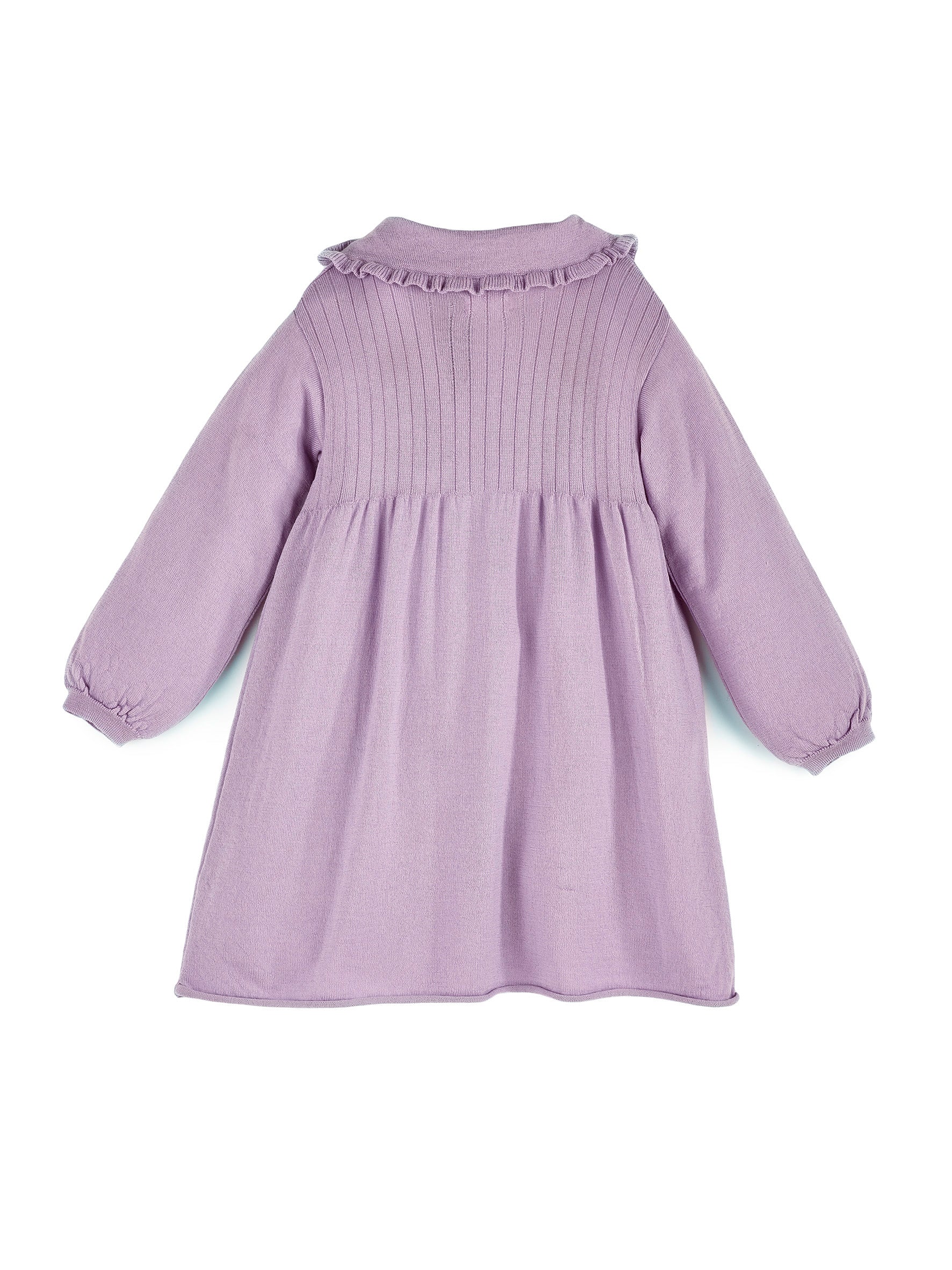 Strickkleid mit Kragen