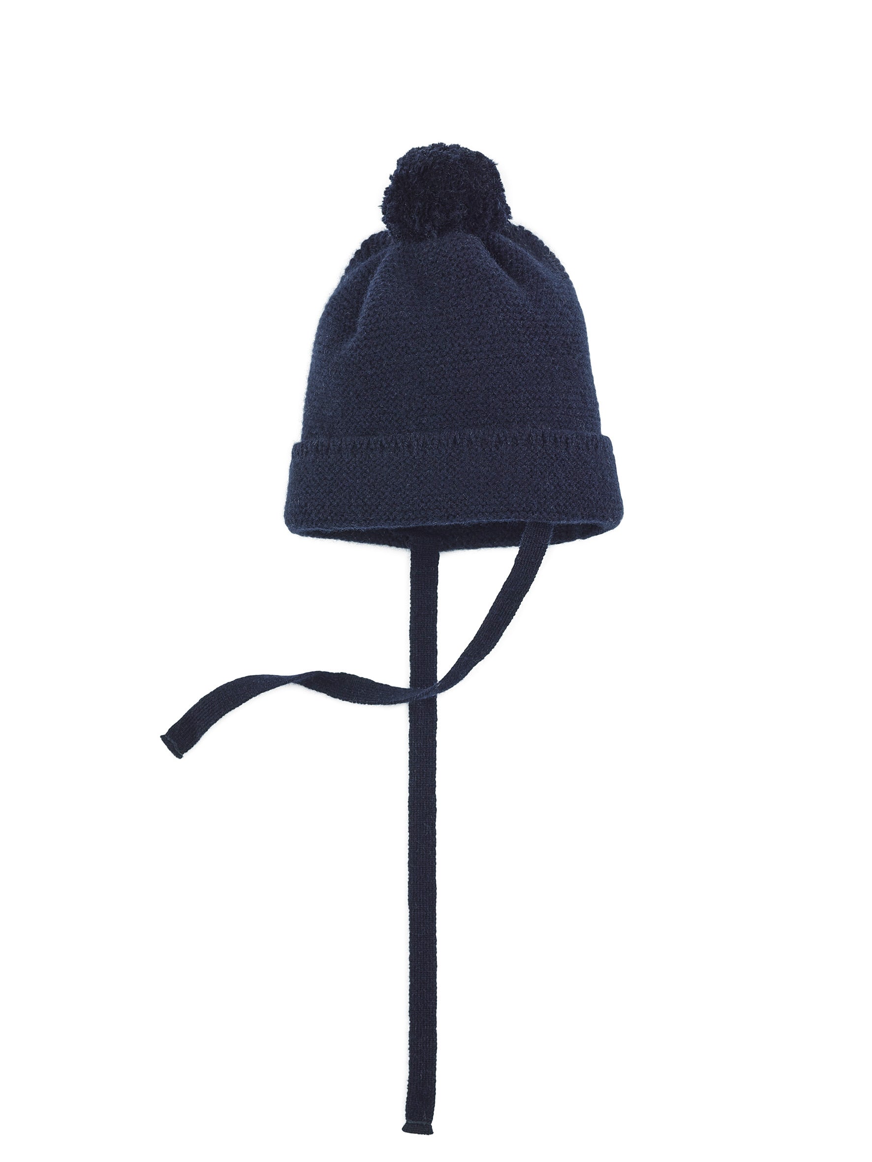 Cashmere Baby Bommelmütze zum Binden