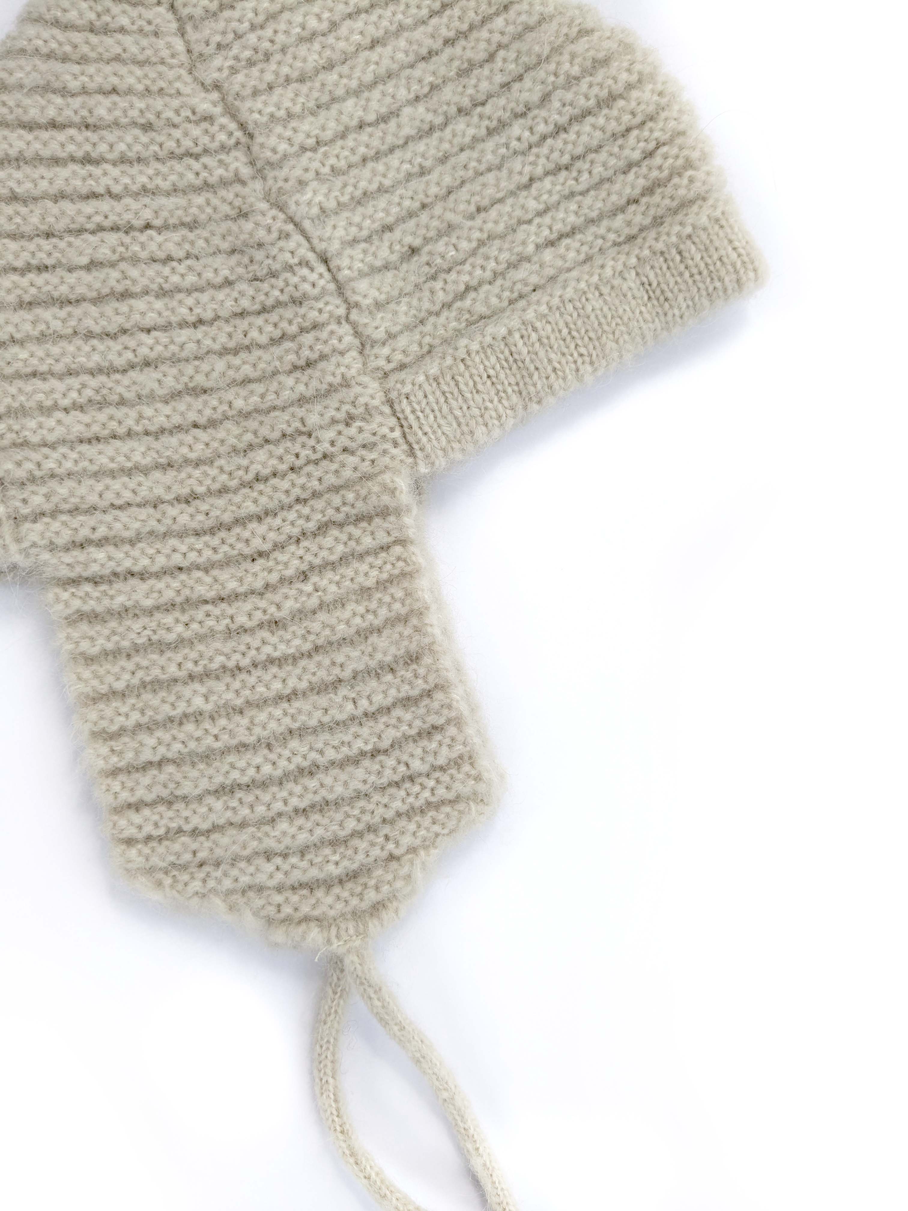 Struktur Strickmütze Alpaka