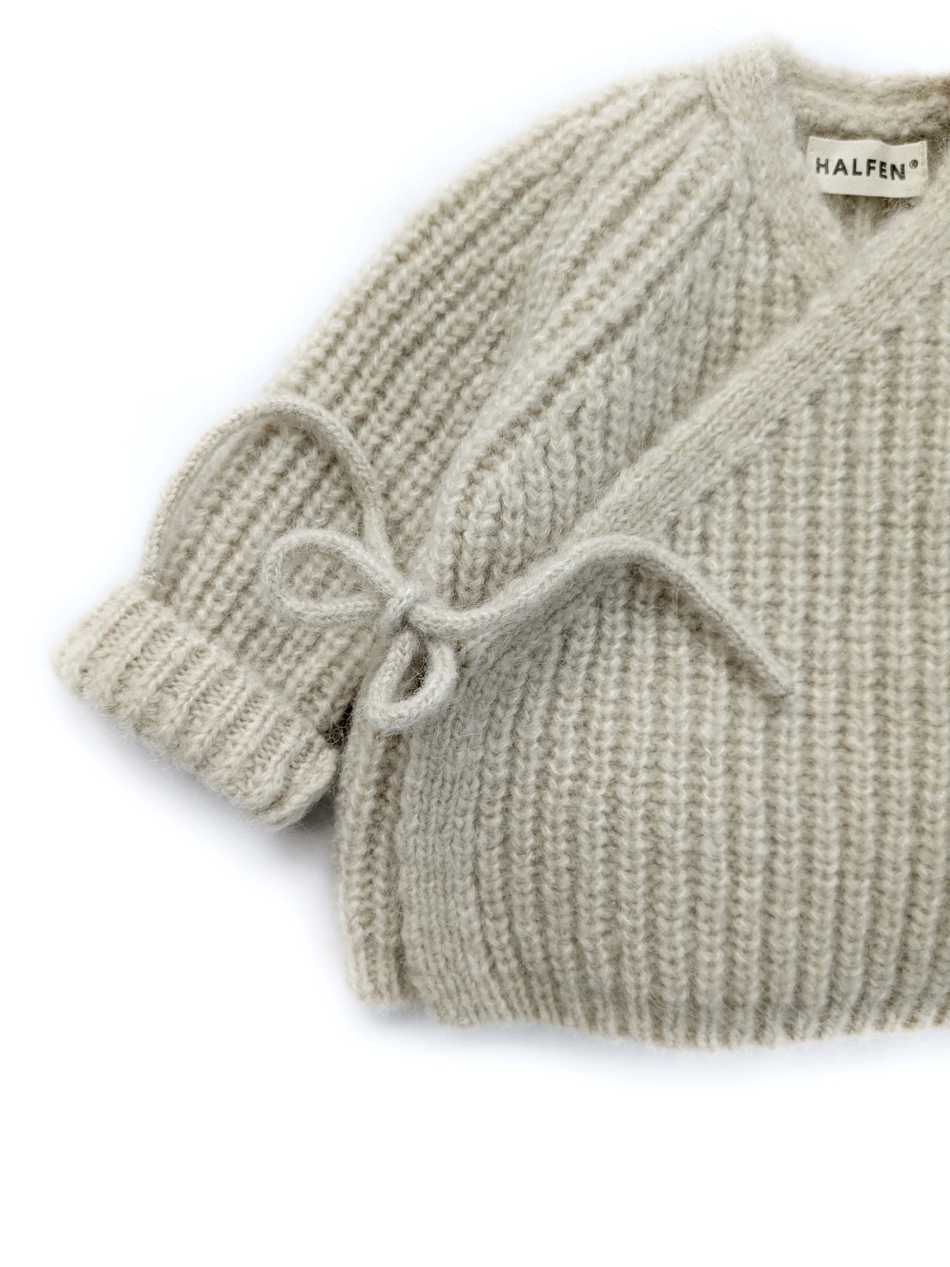 Baby Alpaca Wool Wrap Cardigan