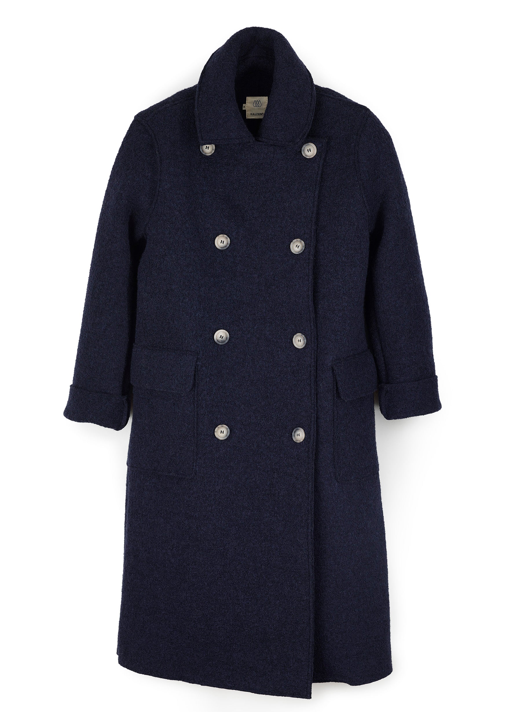 langer Walk Zweireiher Mantel | Damen