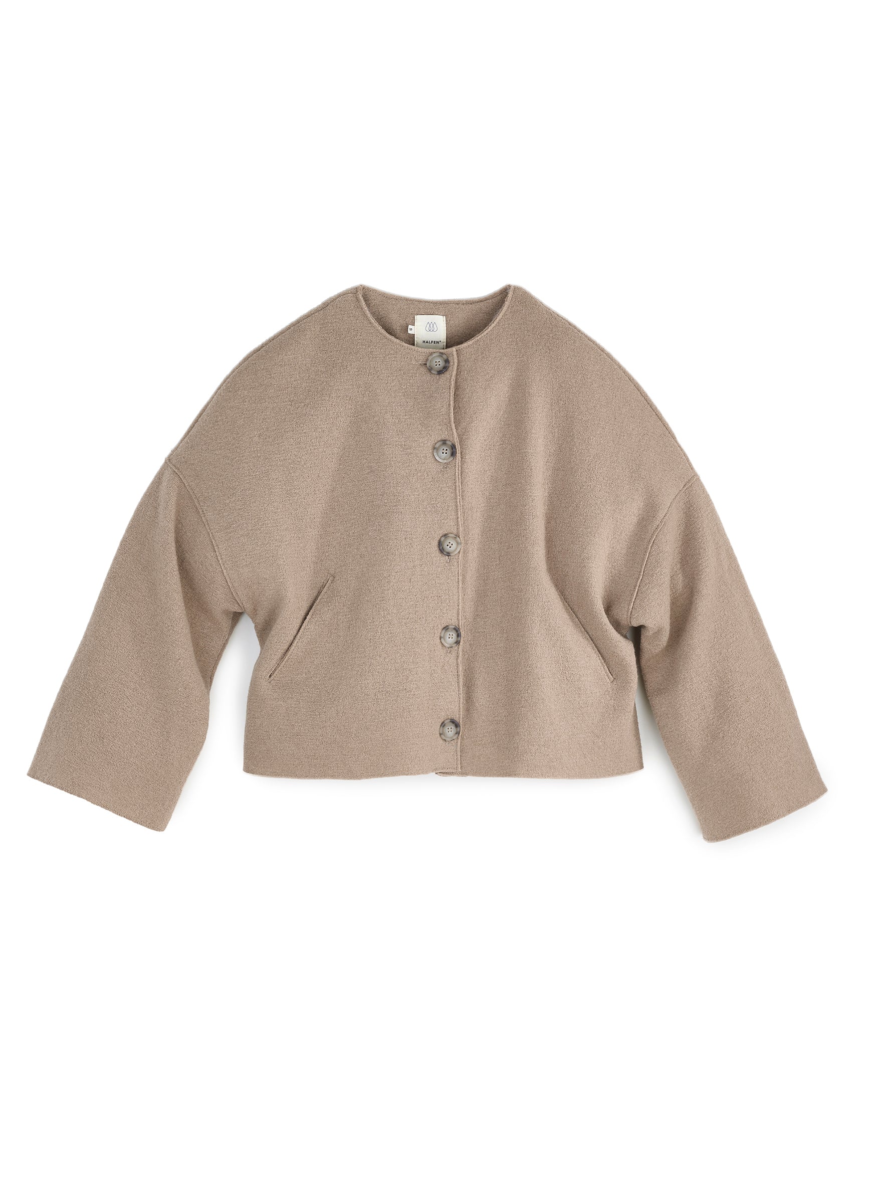 Walkjacke mit weiten Ärmeln