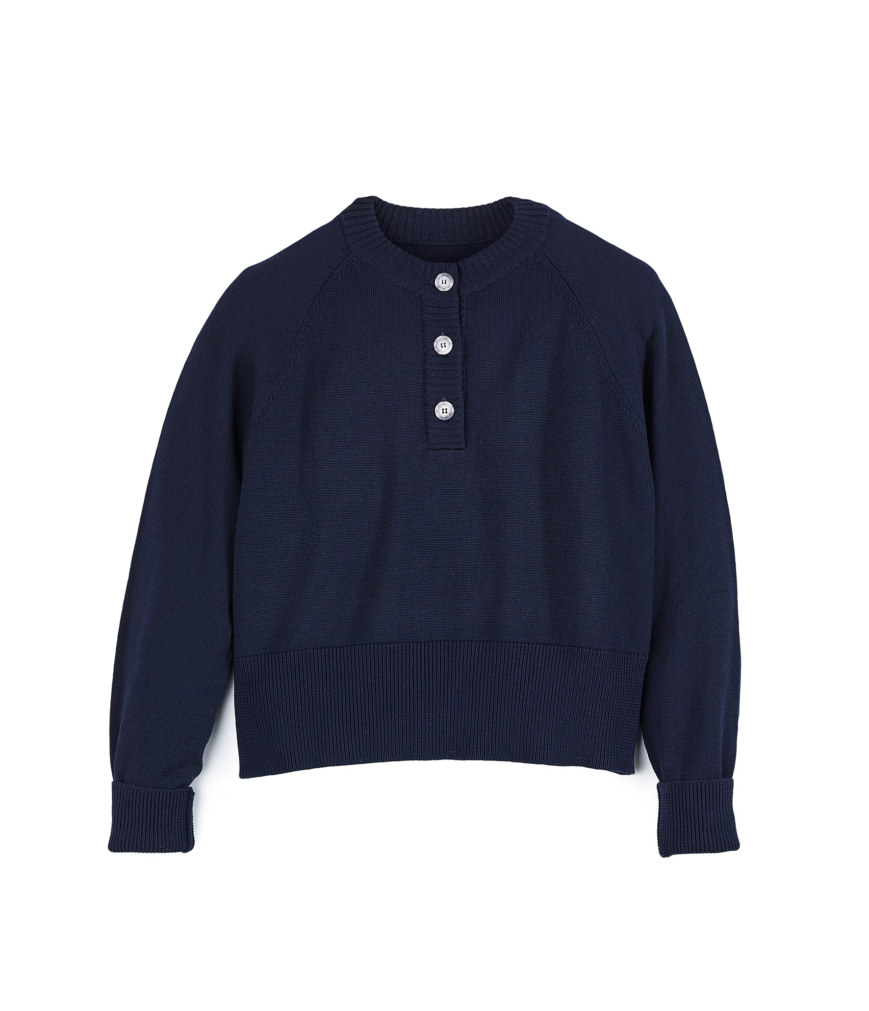Sweater mit Knopfleiste