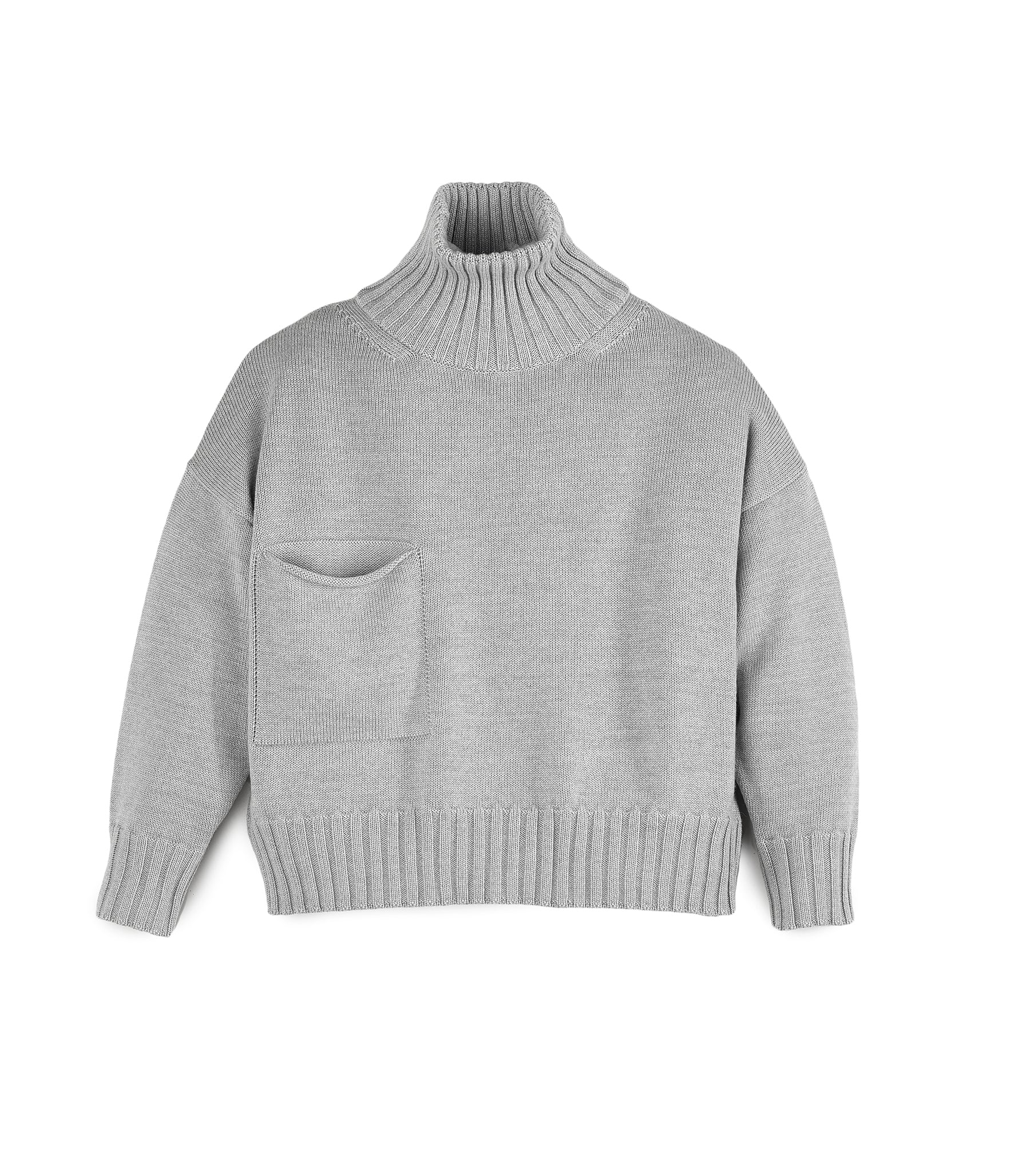 Oversized Sweater mit Stehkragen
