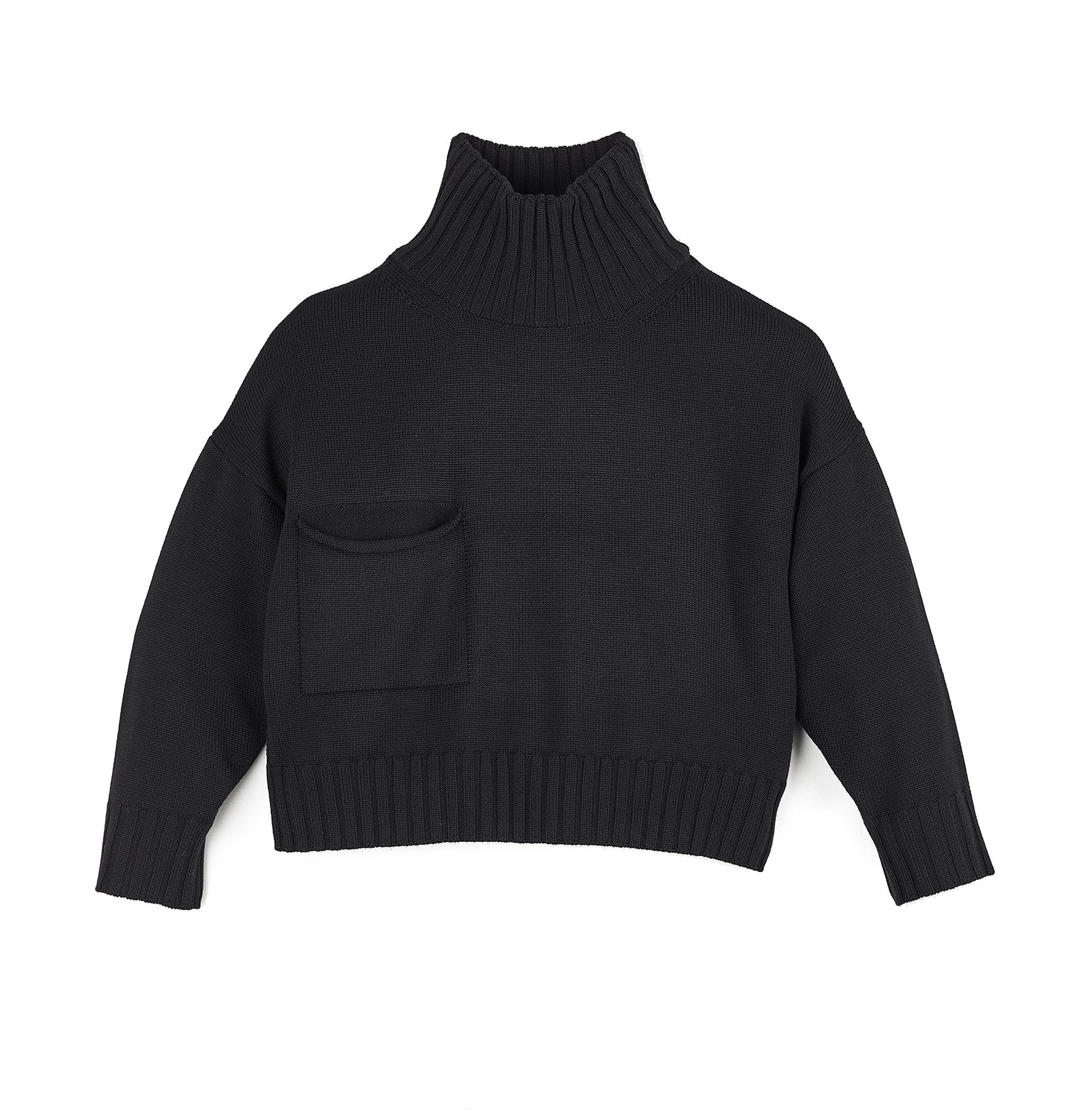 Oversized Sweater mit Stehkragen
