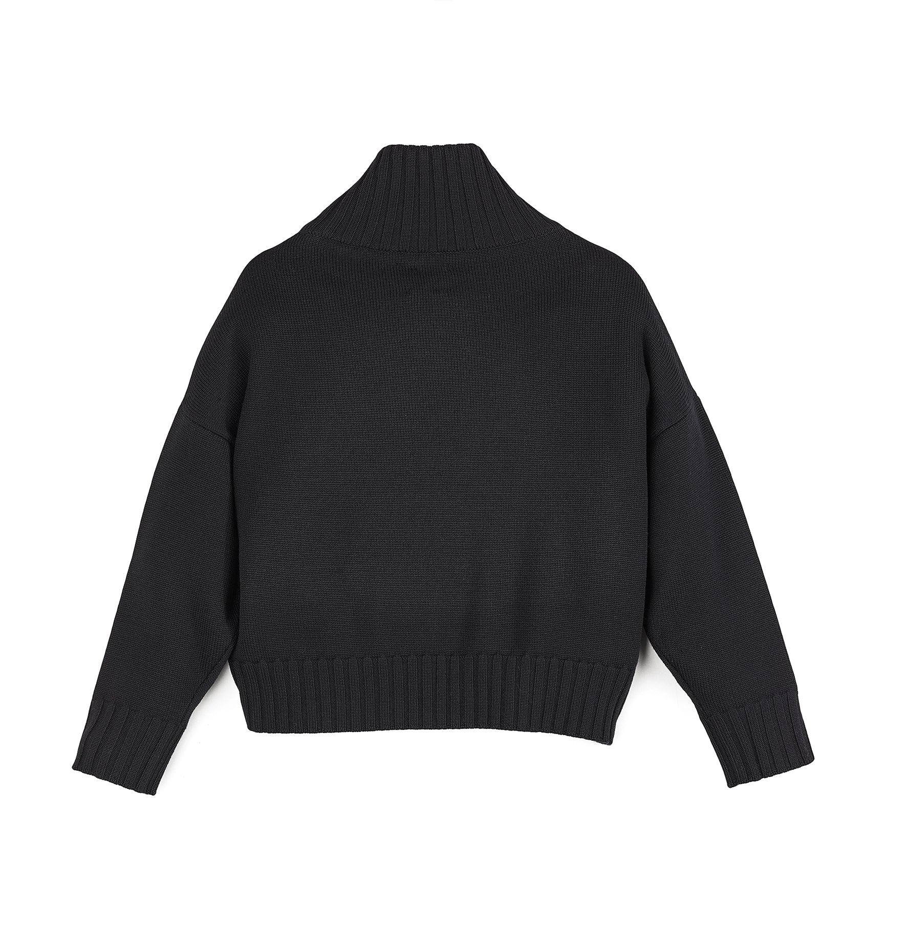 Oversized Sweater mit Stehkragen