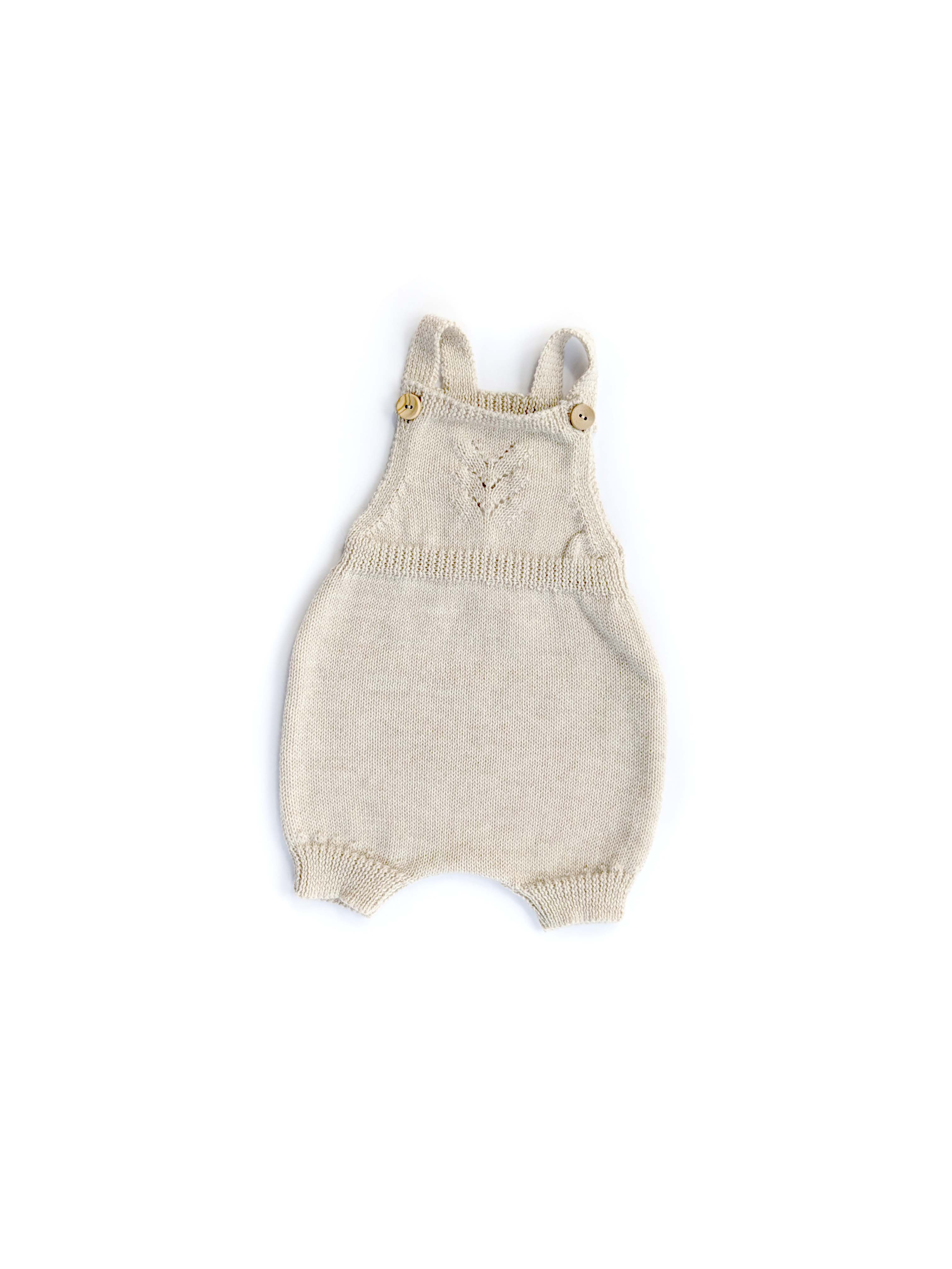 Romper mit Stickerei aus Merino | Baby