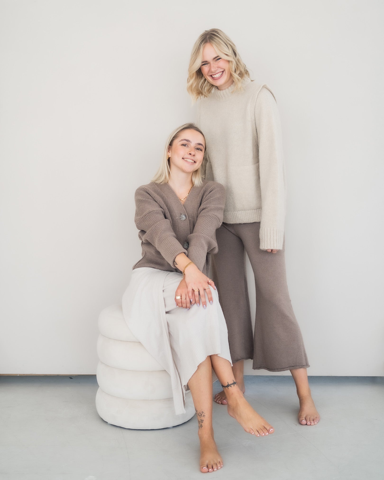 Pullover mit Schulterdetail aus Alpaka | Damen