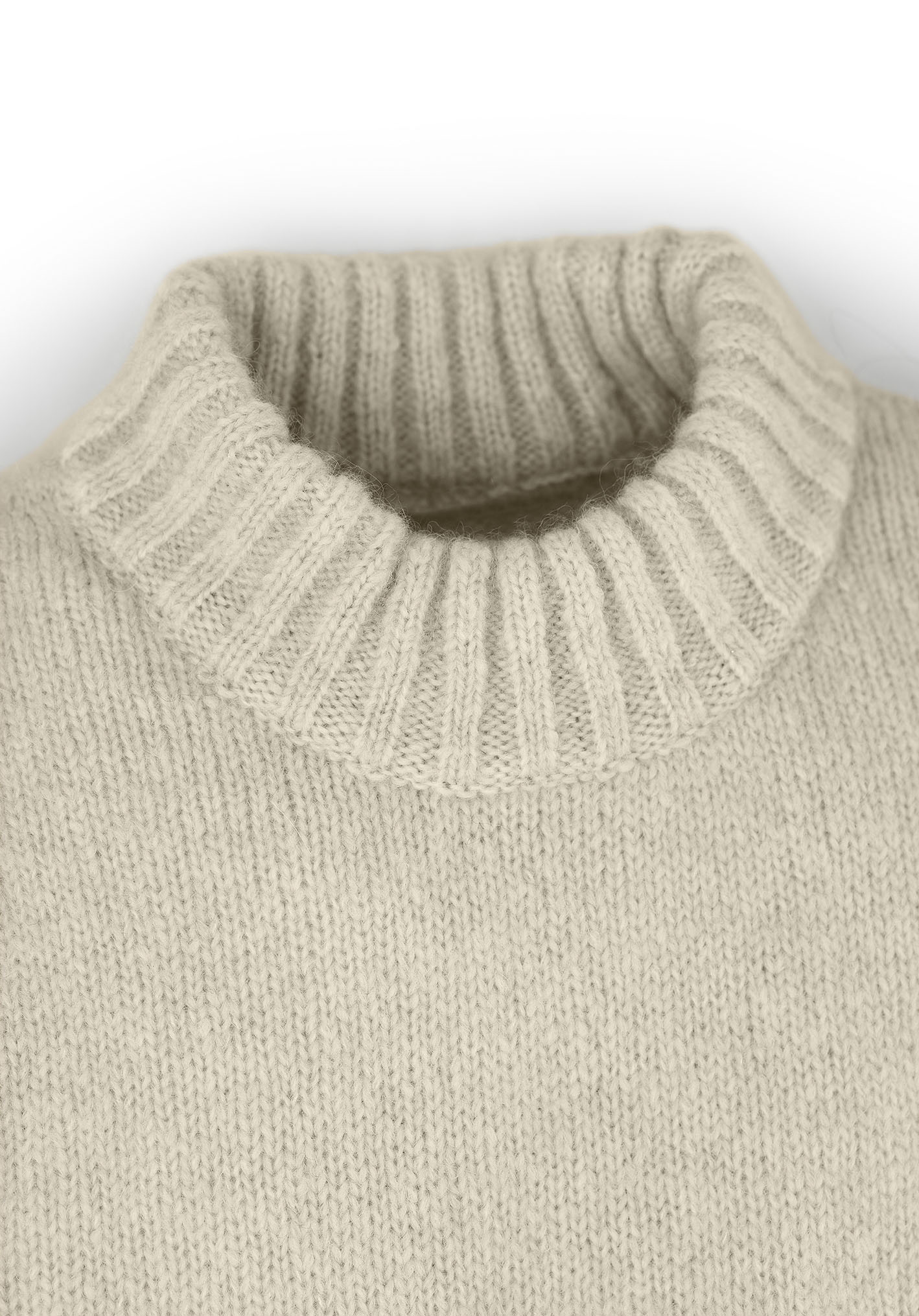 Pullover mit Schulterdetail aus Alpaka | Damen