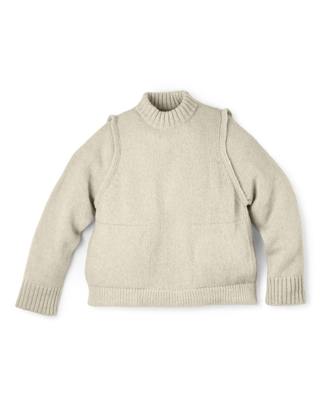 Pullover mit Schulterdetail aus Alpaka | Damen