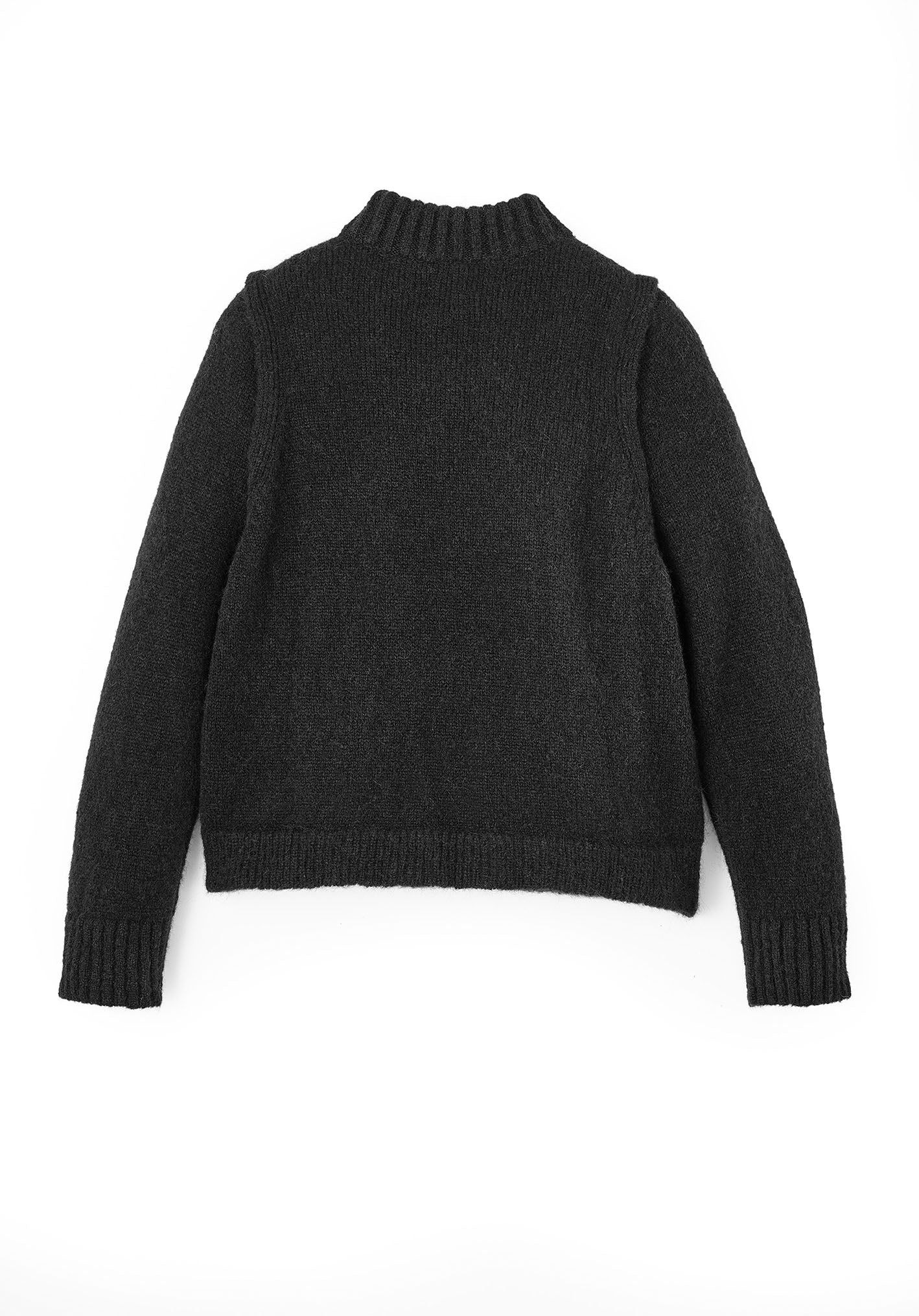 Pullover mit Schulterdetail aus Alpaka | Damen